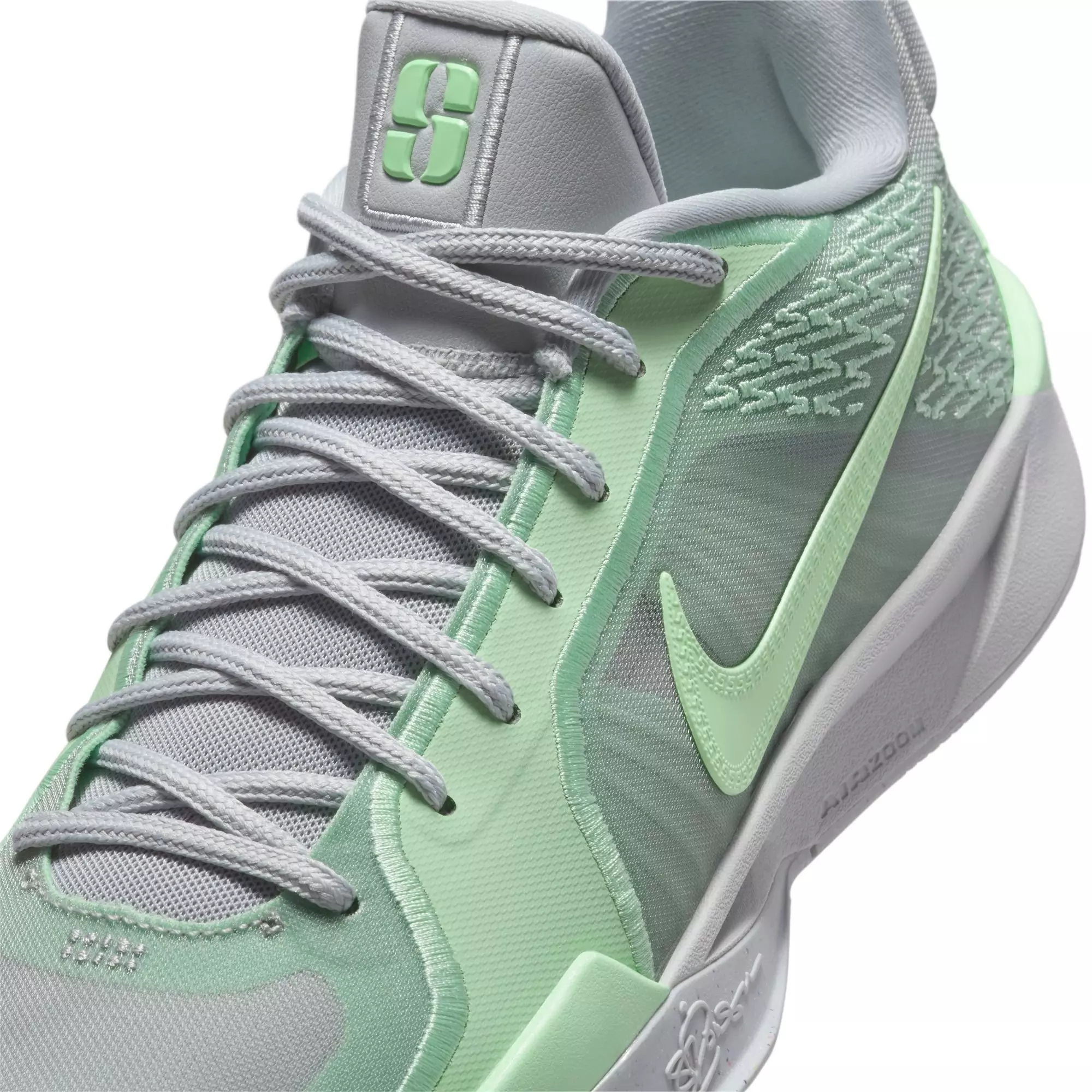 Nike Sabrina 2 "Bridge" Basketball Shoe - SMOKE GREY/VAPOR GREEN/FRESH MINT