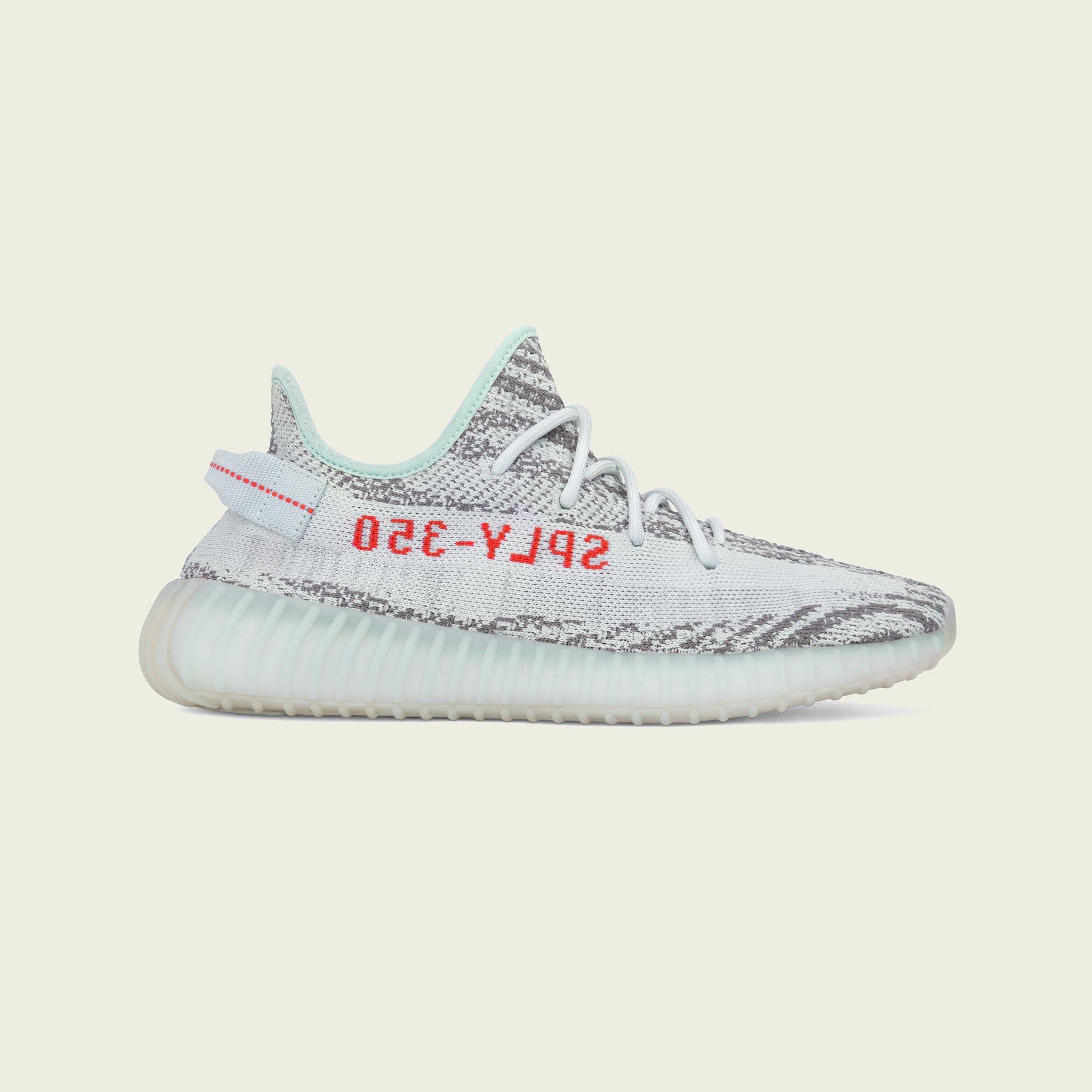 Yeezy 350 Boost V2 Blue Tint Drops 