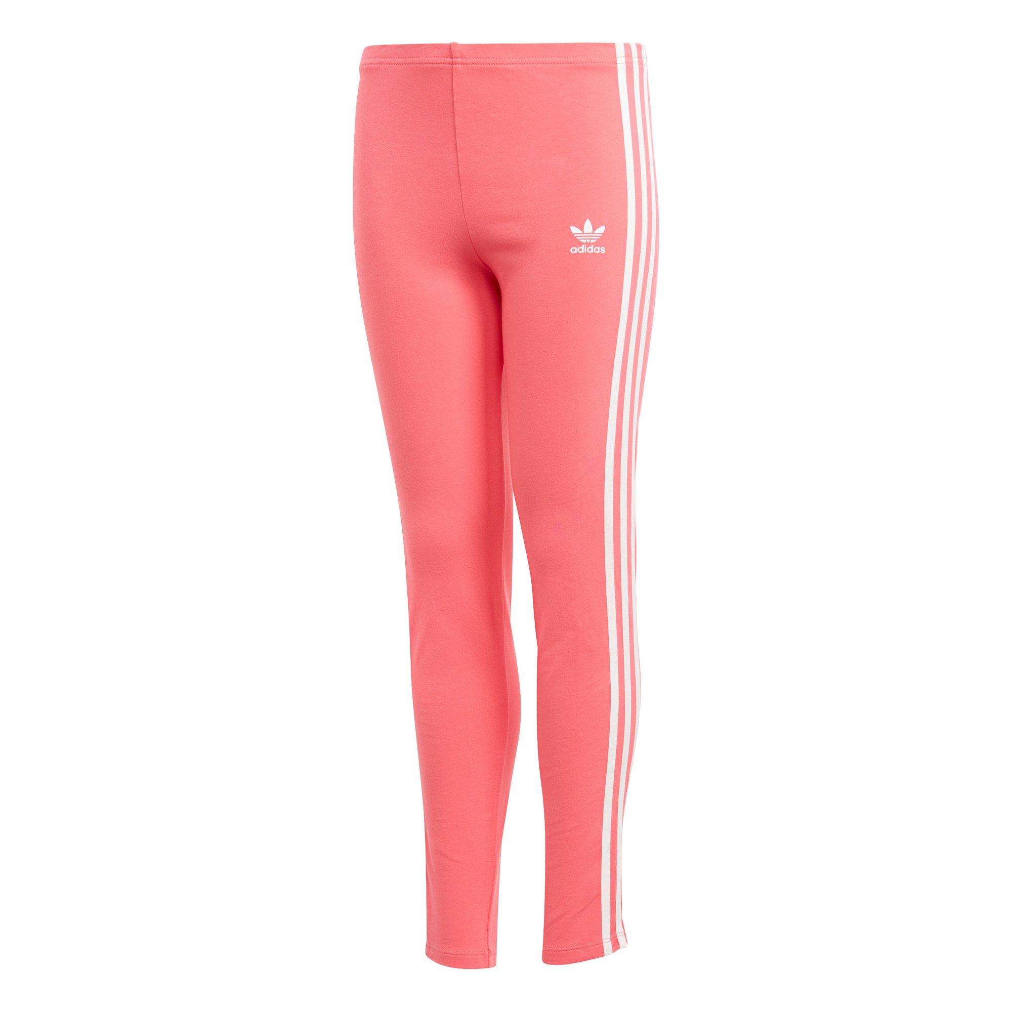 adidas girls 3 stripe leggings