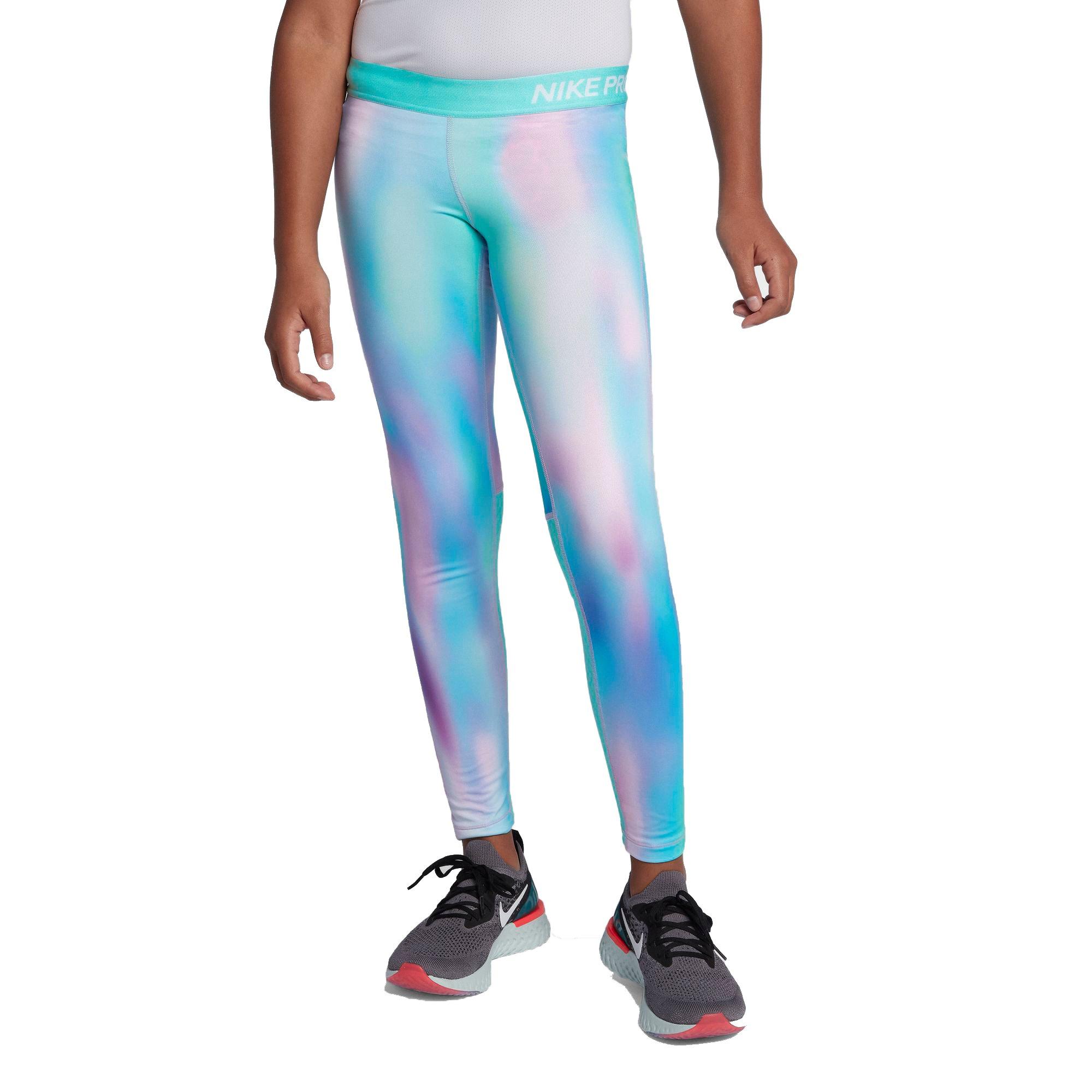 Nike Girls' Pro Warm Unicorn Printed 