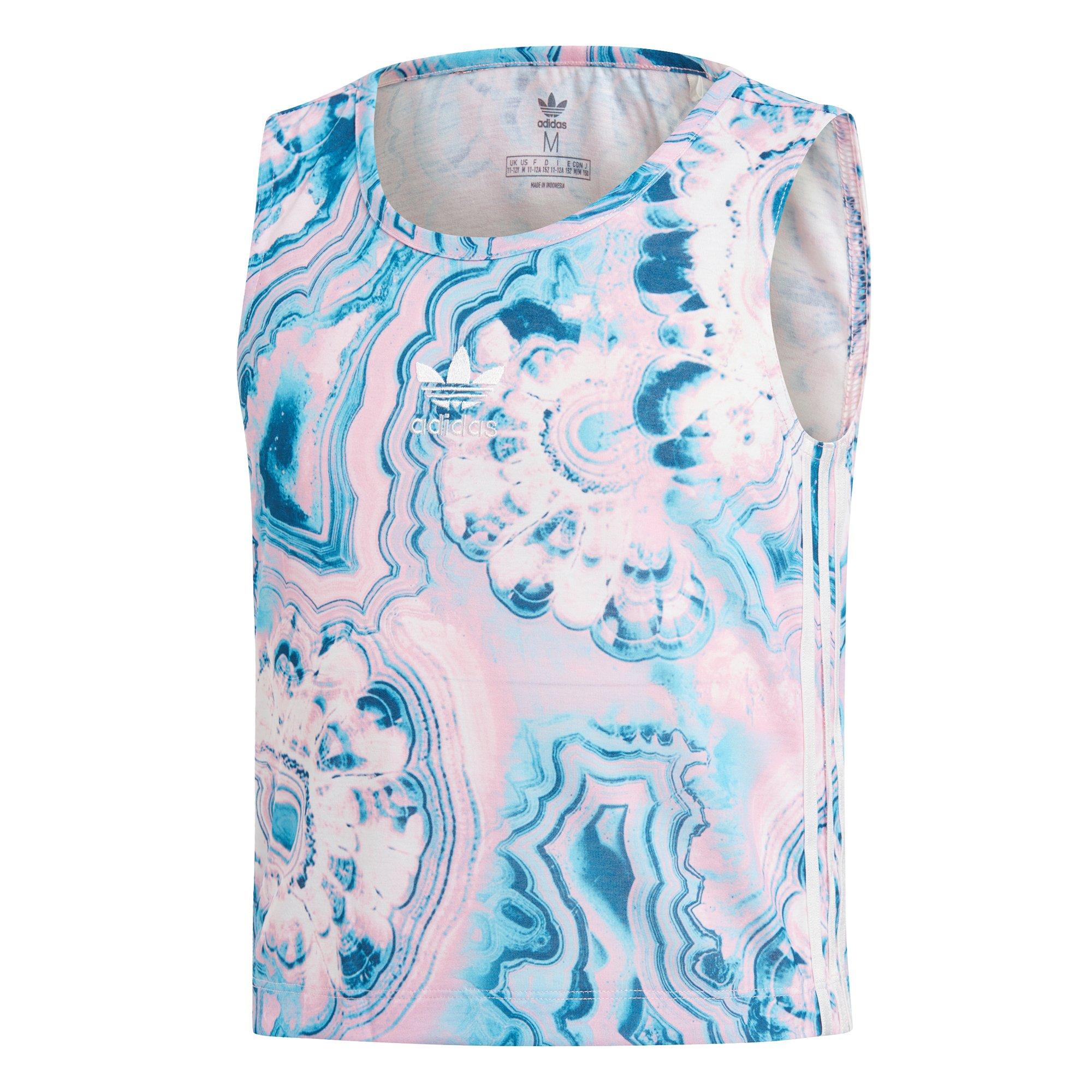 adidas marble crop top
