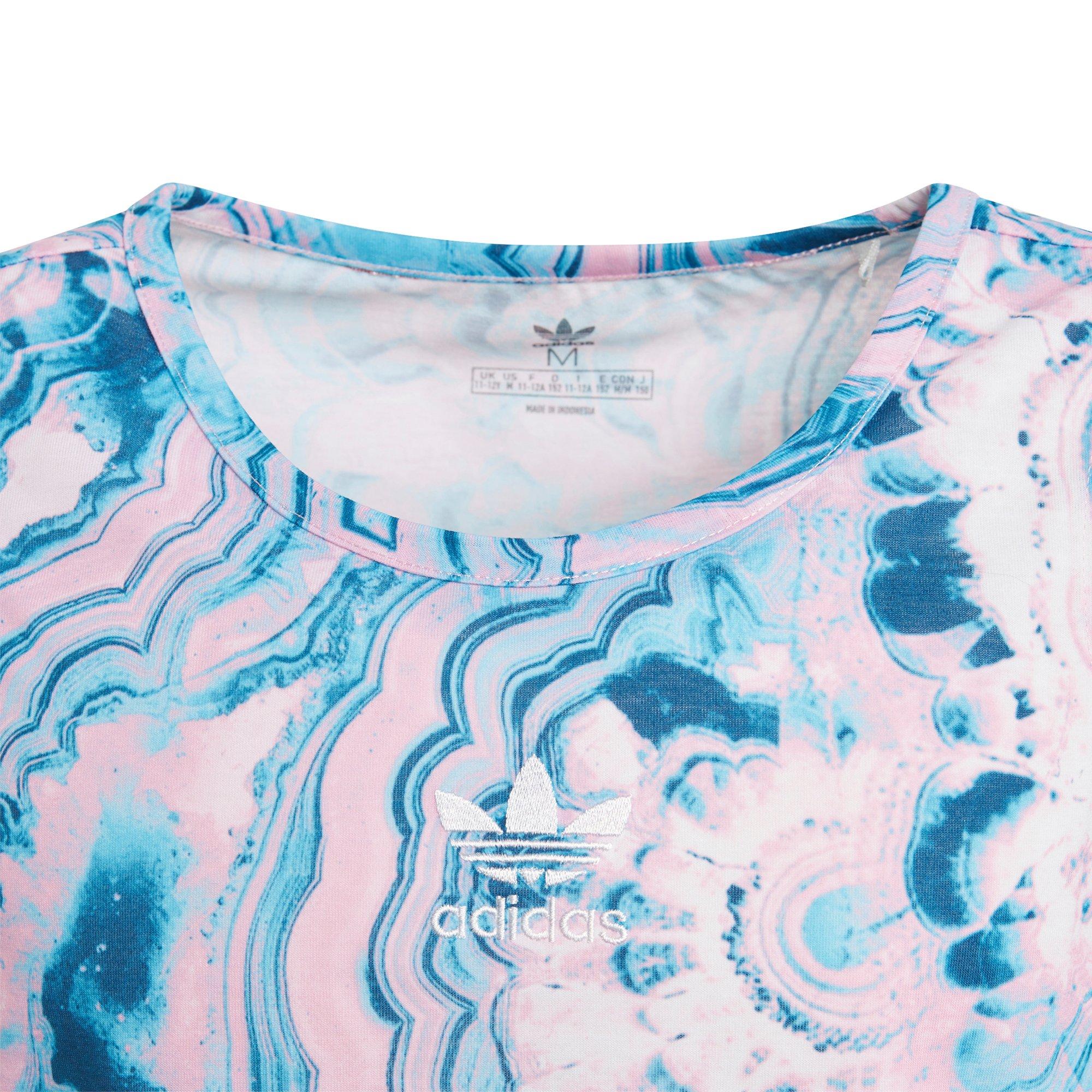 adidas marble crop top