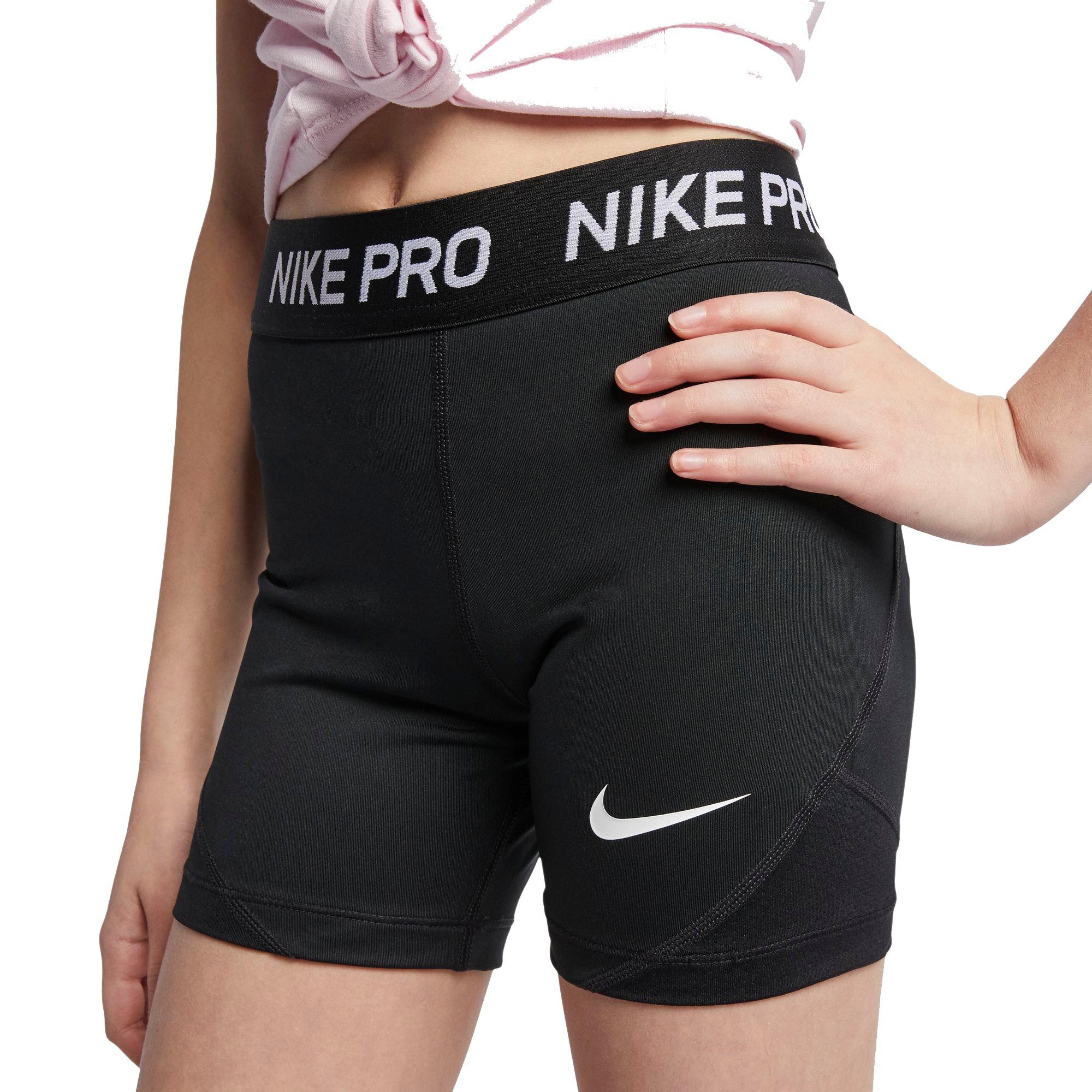 girls nike pro shorts