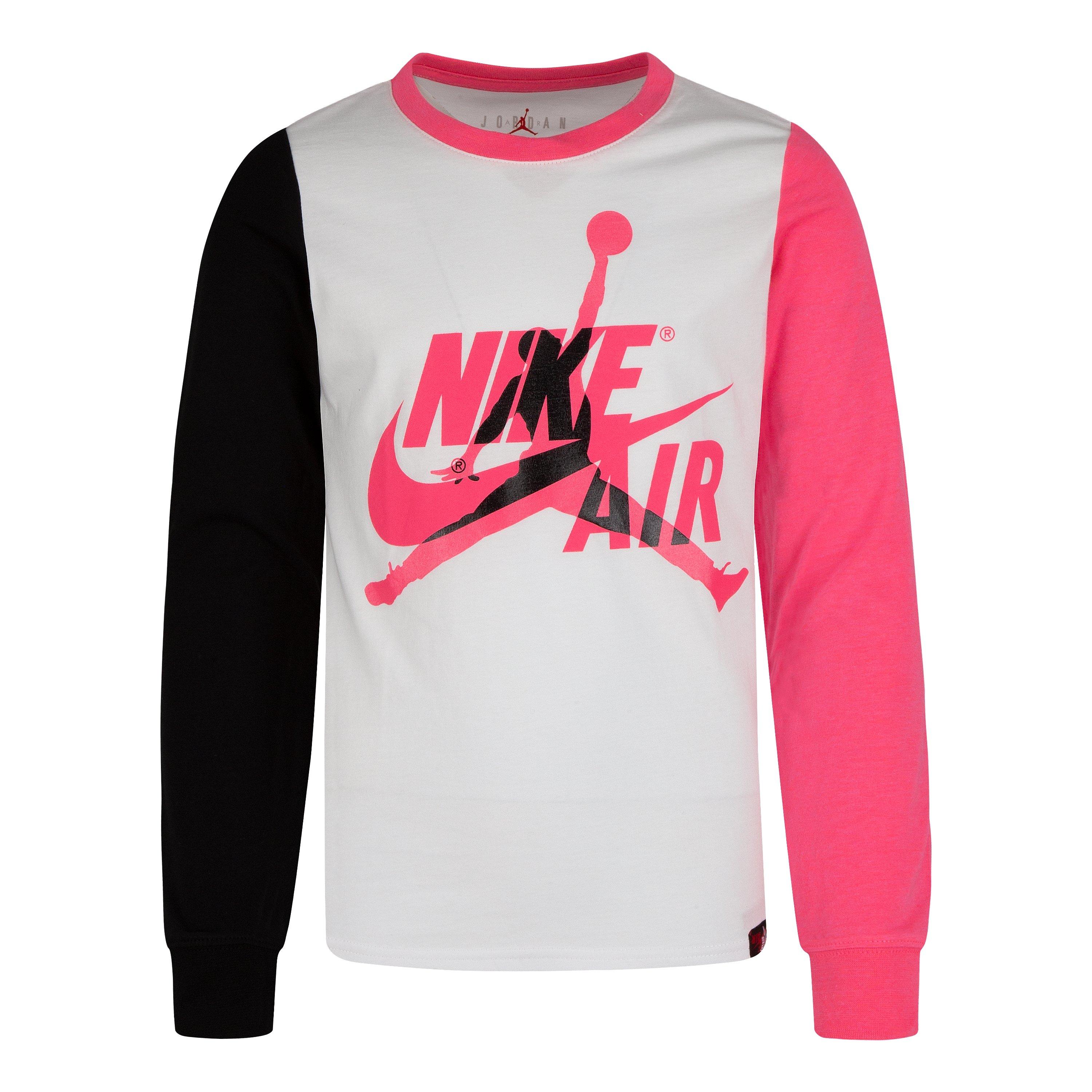 jordan long sleeve red