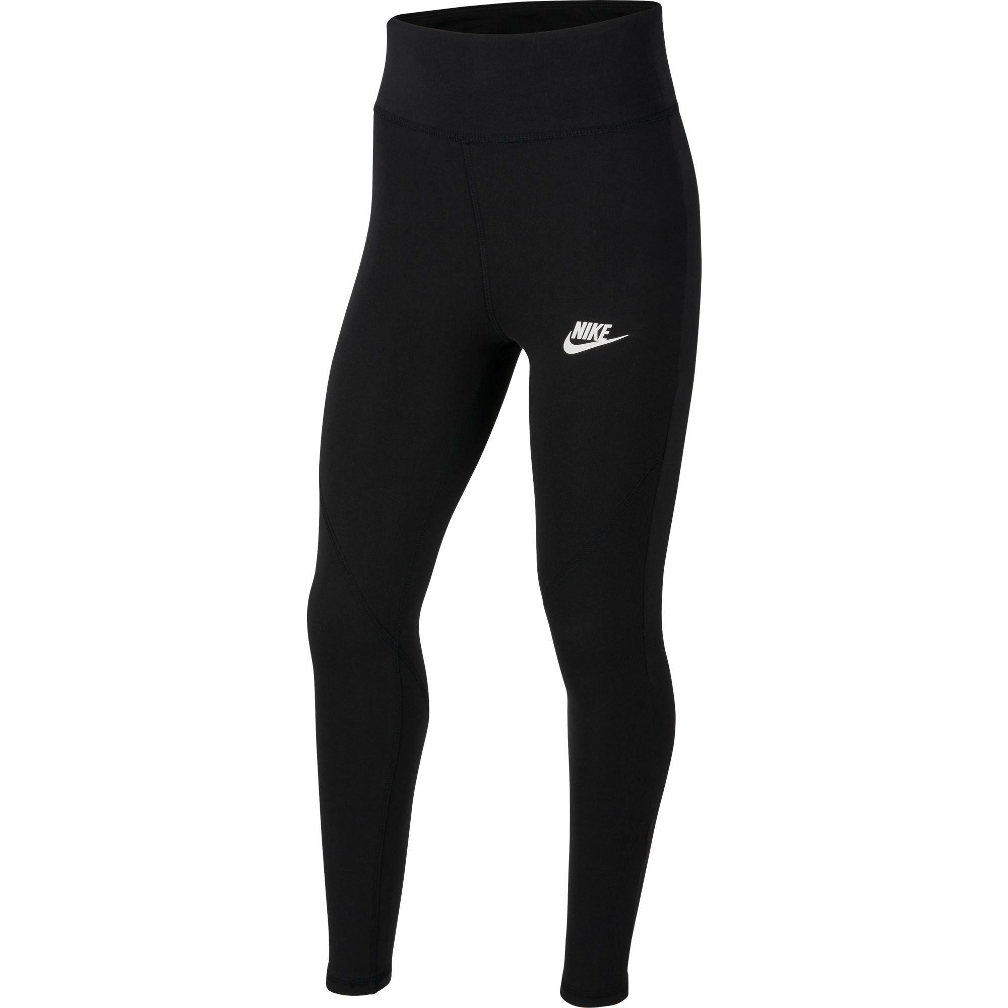 Nike Girls' Sportswear High-Waist Leggings - Hibbett
