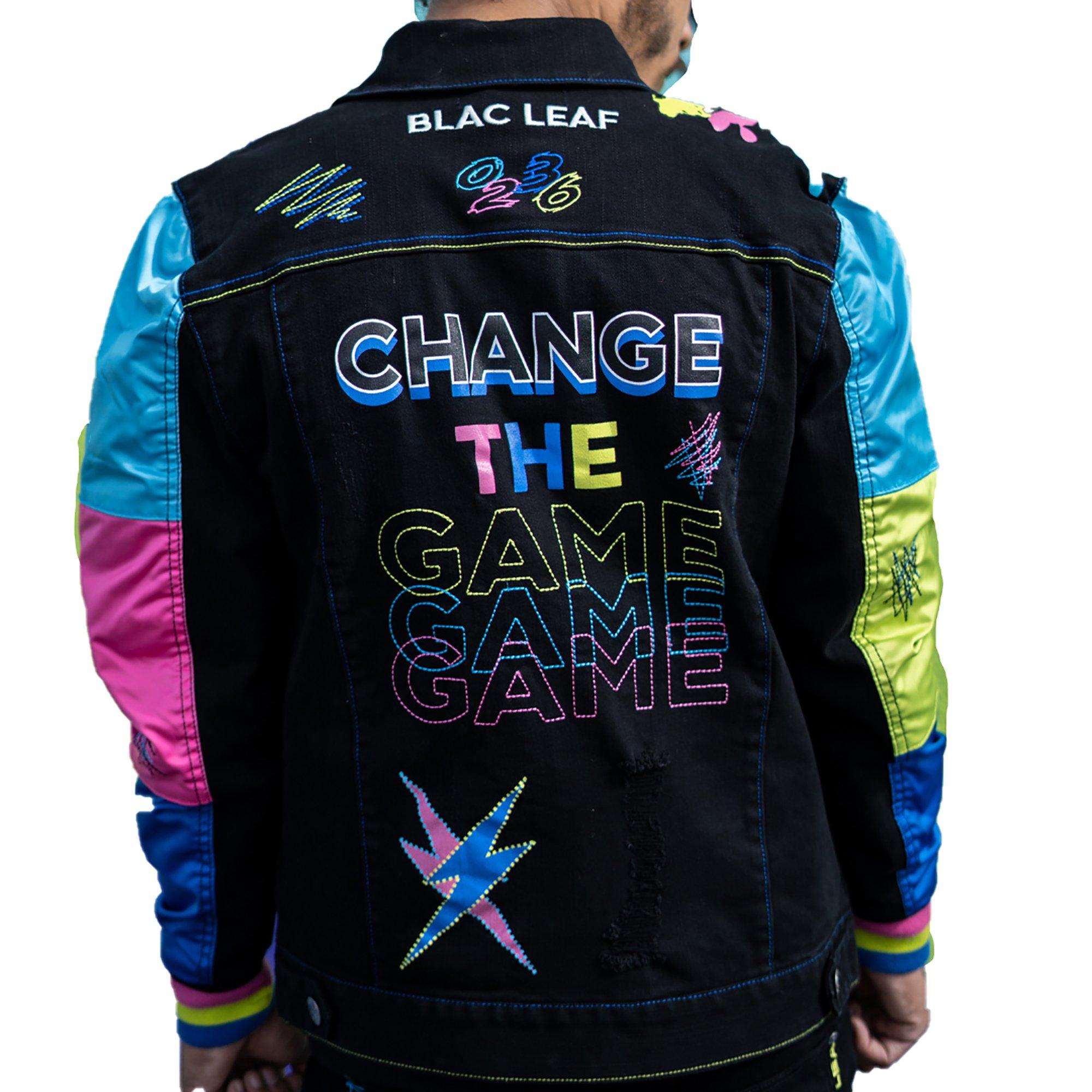Blac Leaf Men's Change The Game Denim Jacket - Hibbett | City Gear