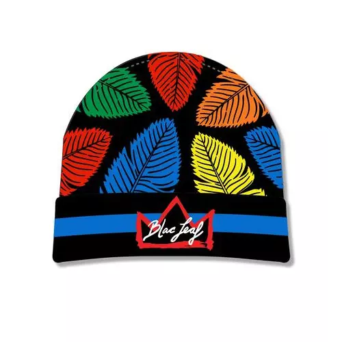 Blac Leaf King Beanie - MULTI-COLOR