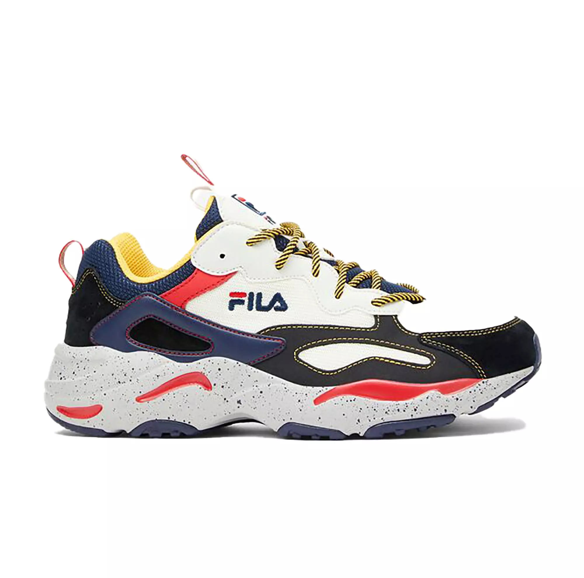 FILA Ray Tracer "Navy/Silver Burch" Men's Shoe - NAVY