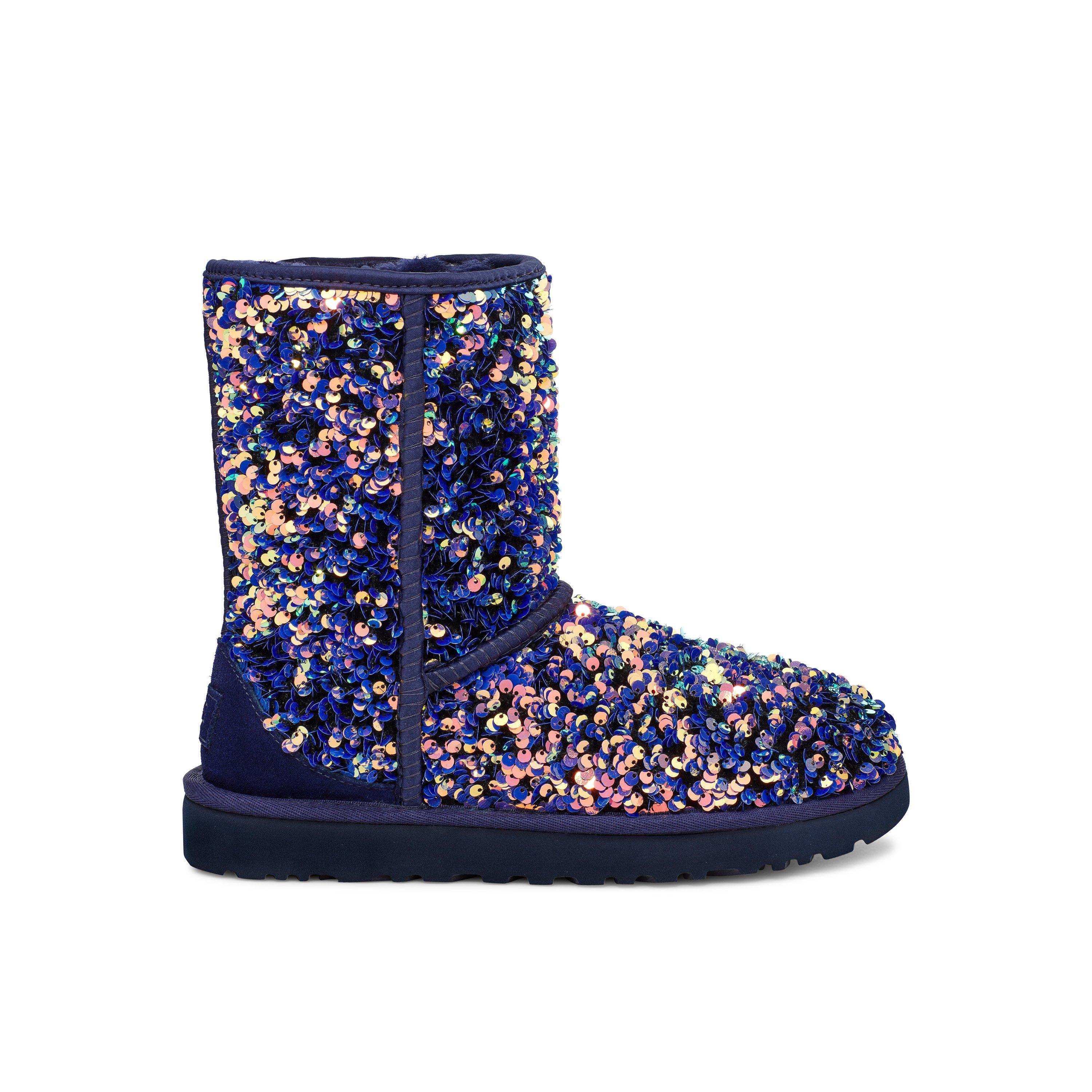 Purple store sequin uggs