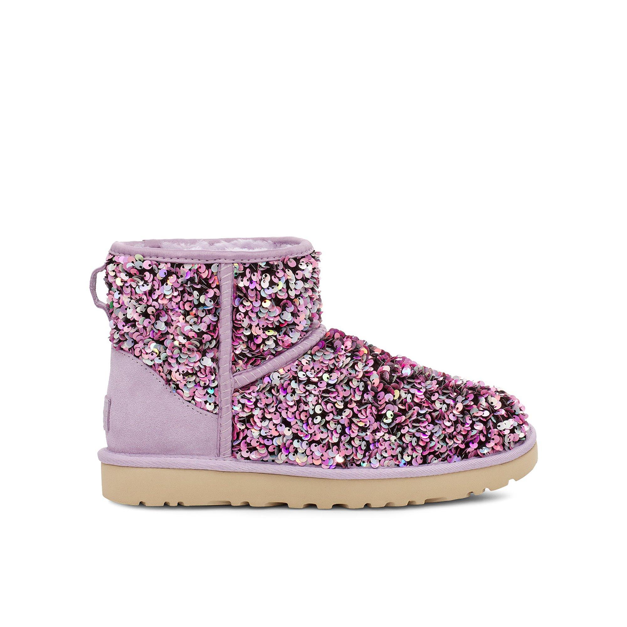 Purple cheap sparkle uggs