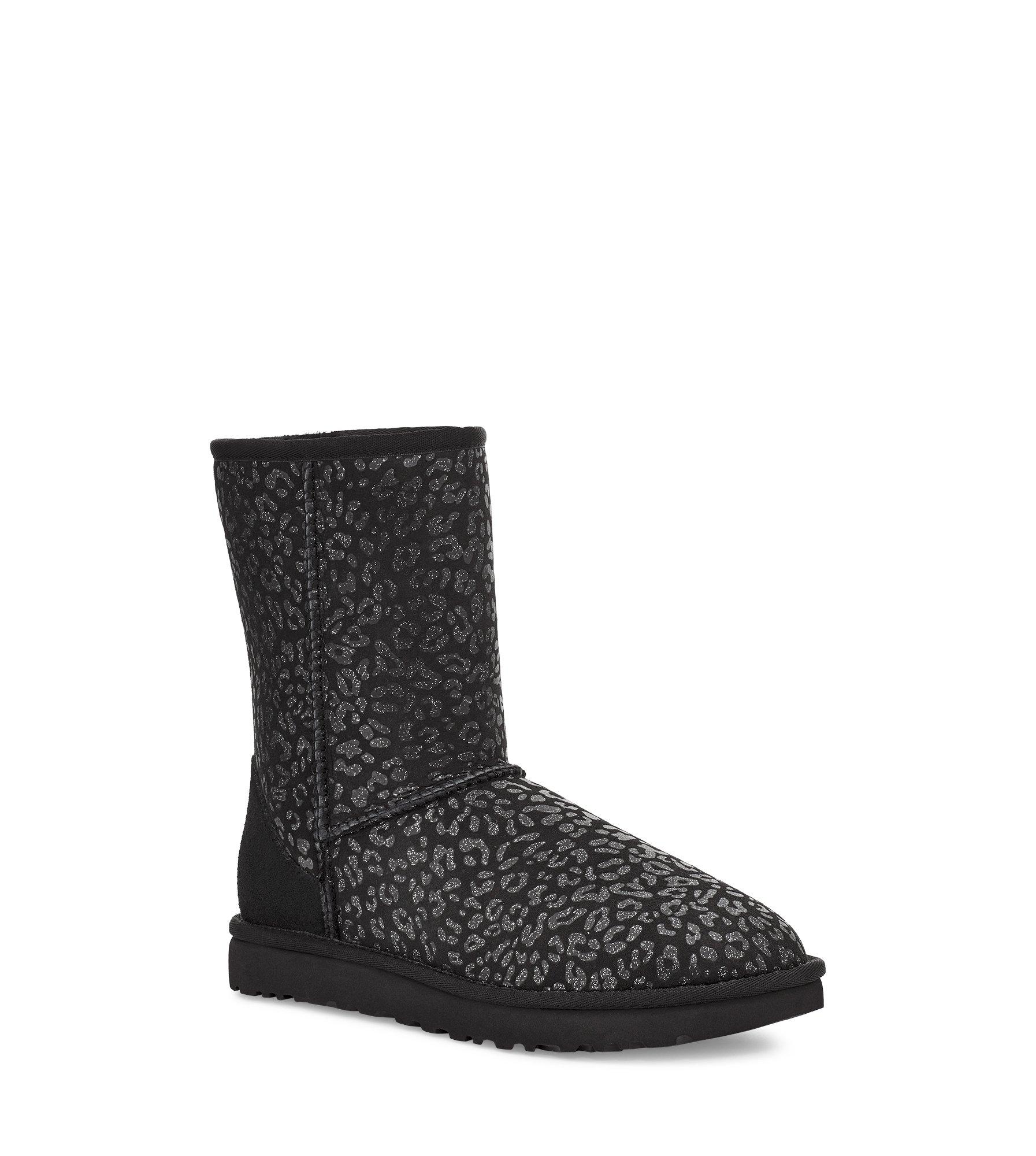 black leopard print uggs