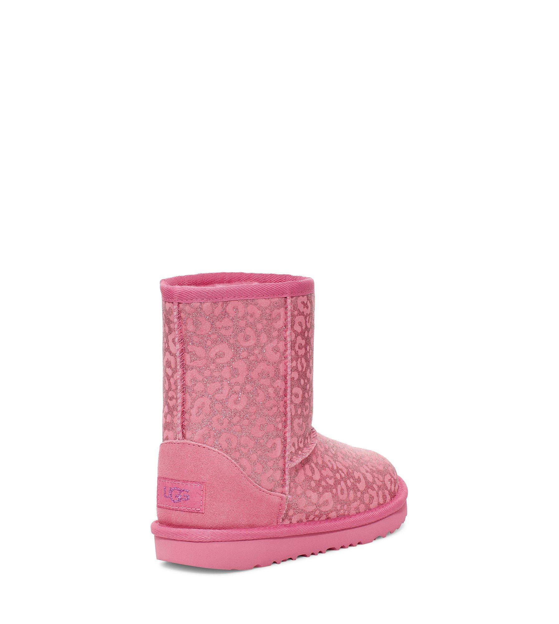 Pink cheetah uggs hot sale