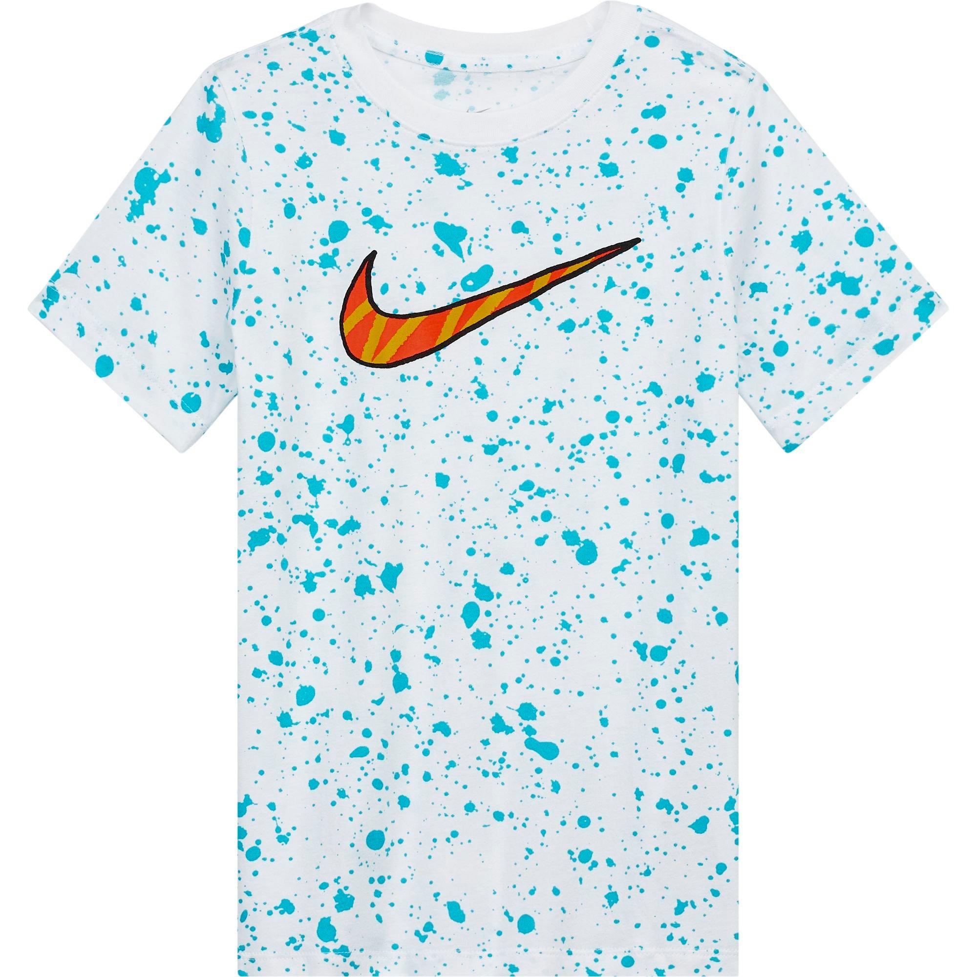 paint splatter nike shirt