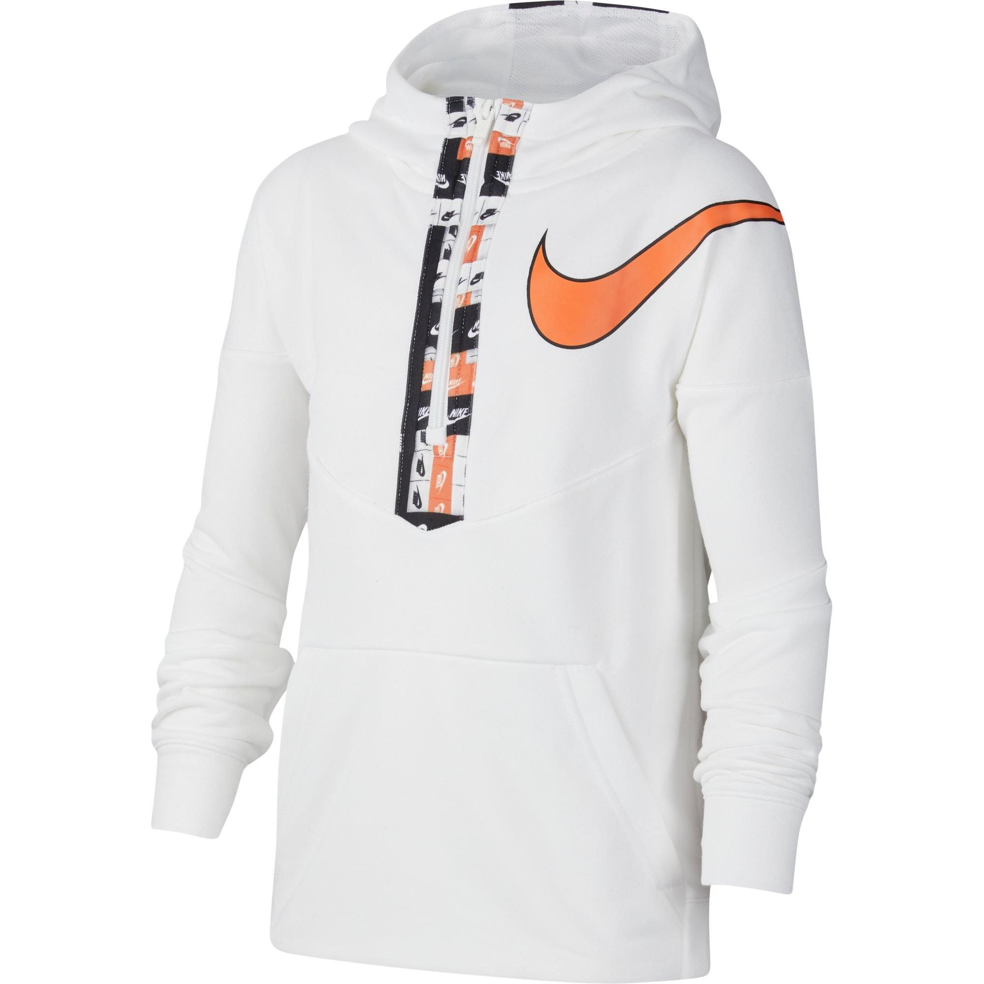 orange nike hoodie boys