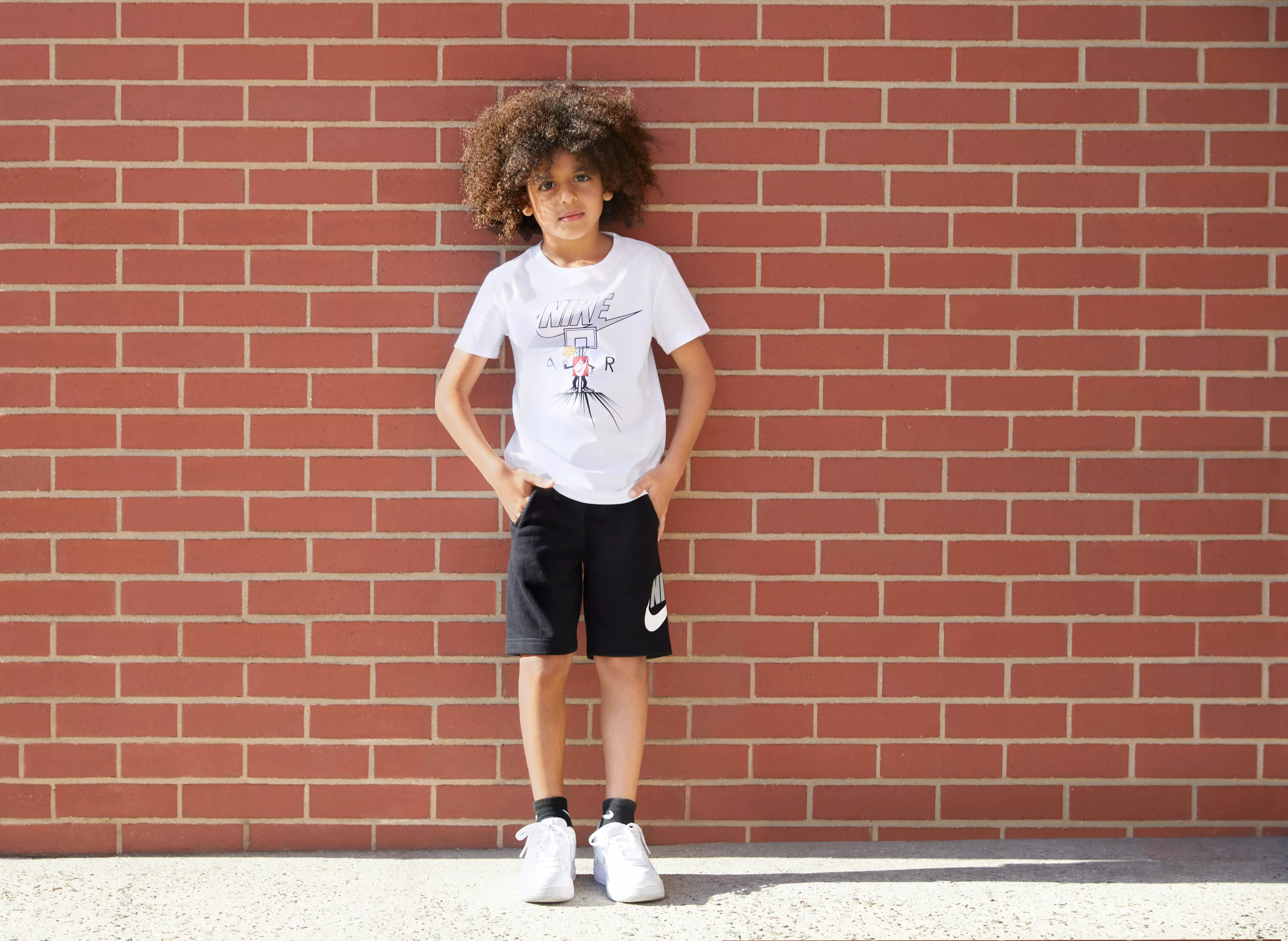 Nike Little Boys' Club French Terry Shorts - BLACK
