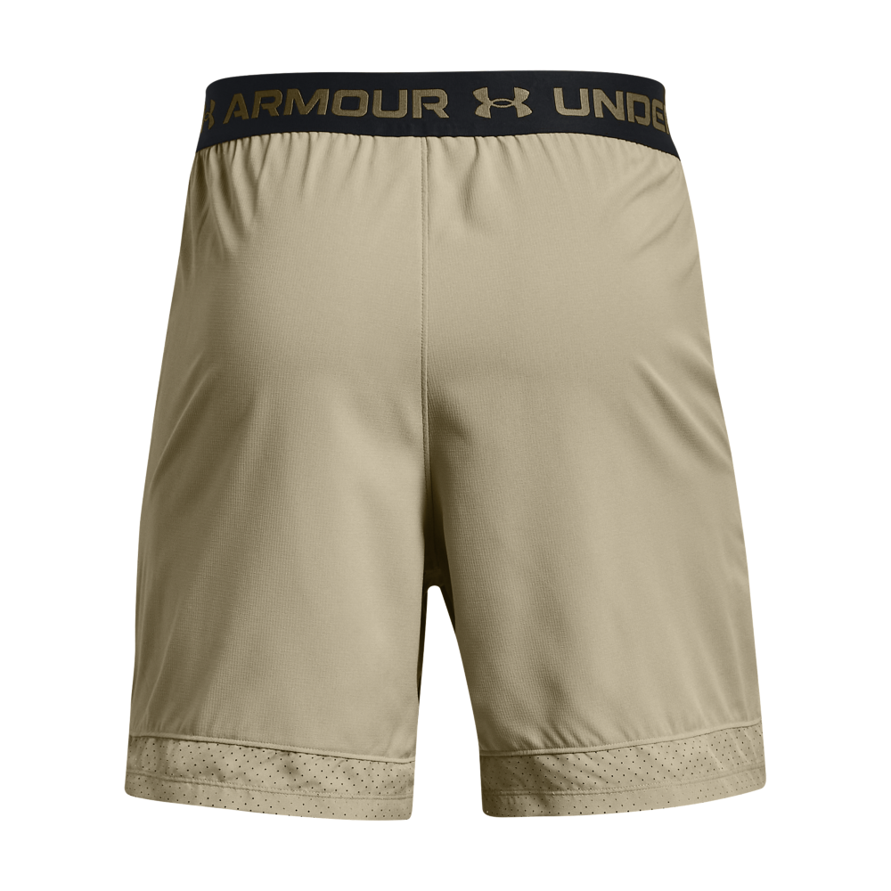 Under Armour Vanish woven 6 inch shorts in light grey