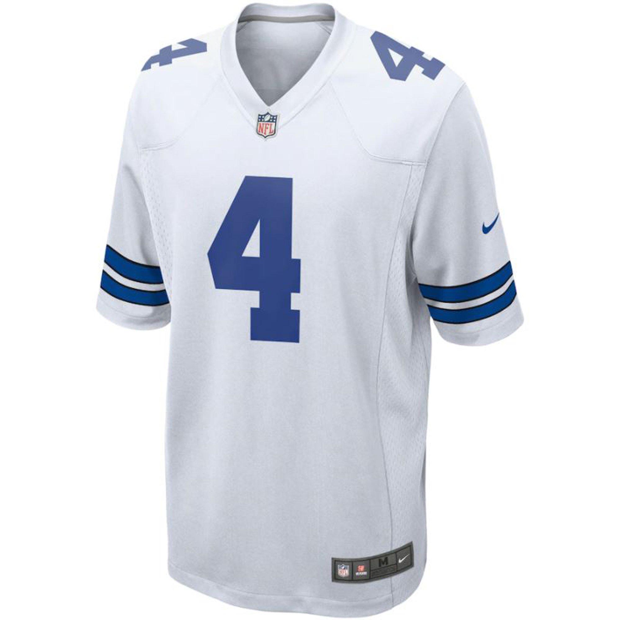 Nike Dak Prescott White Dallas Cowboys Alternate Game Jersey