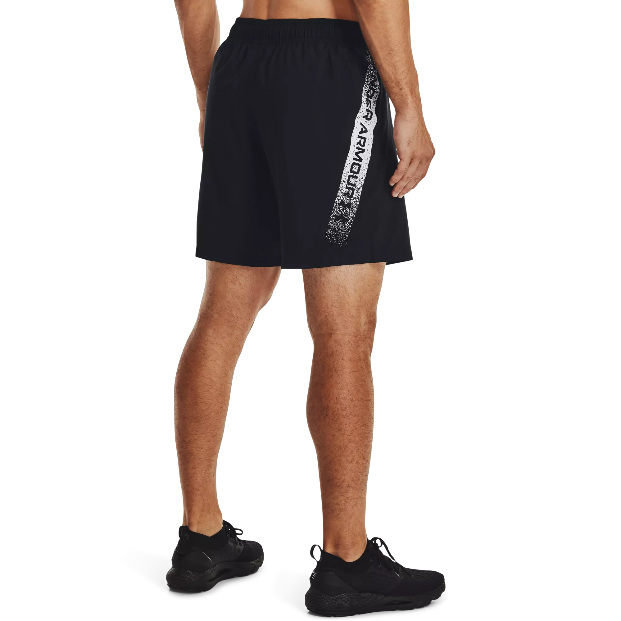 Under Armour Men's Woven Graphic Shorts-Black - BLACK