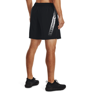 Under Armour Men's Woven Graphic Shorts-Black