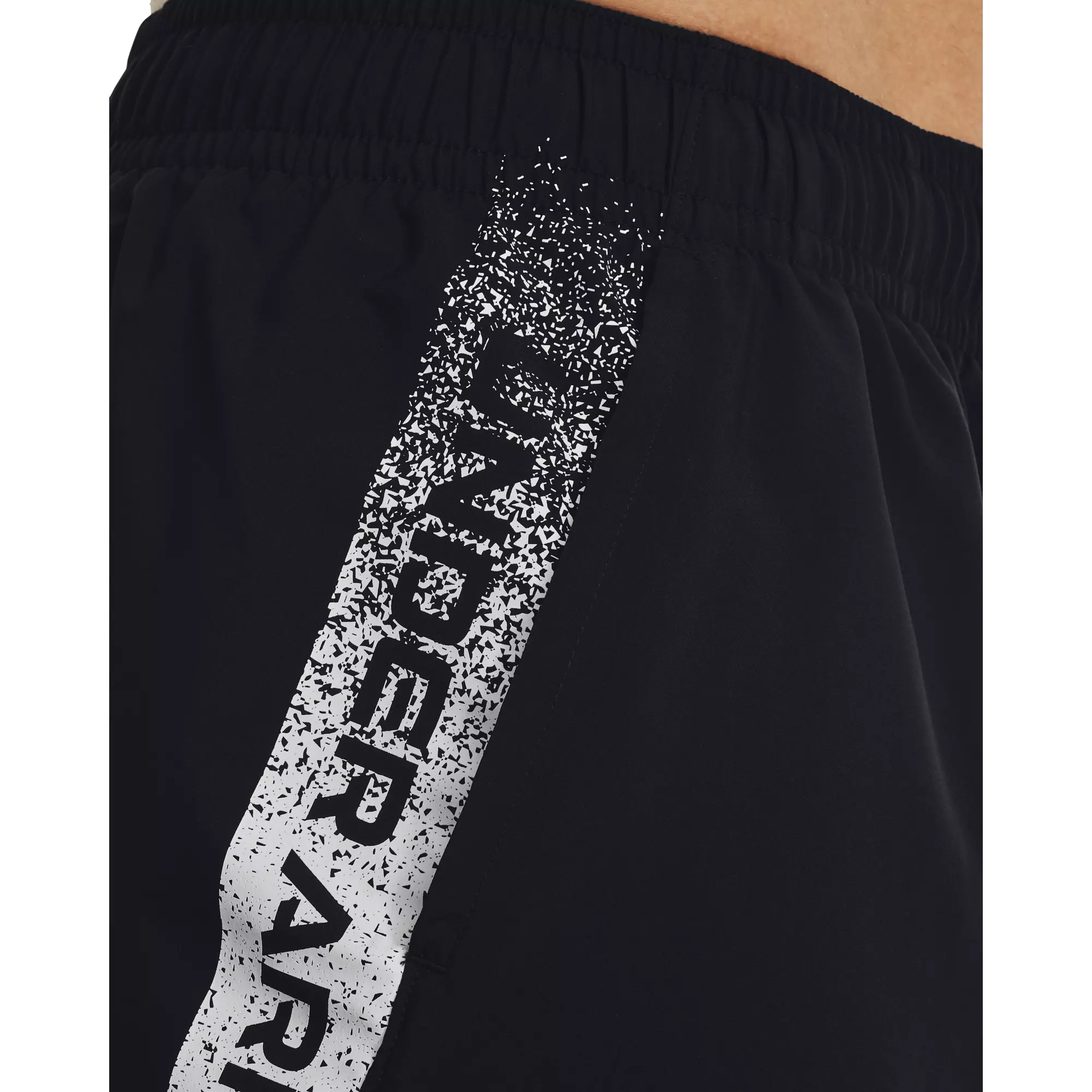 Under Armour Men's Woven Graphic Shorts-Black - BLACK
