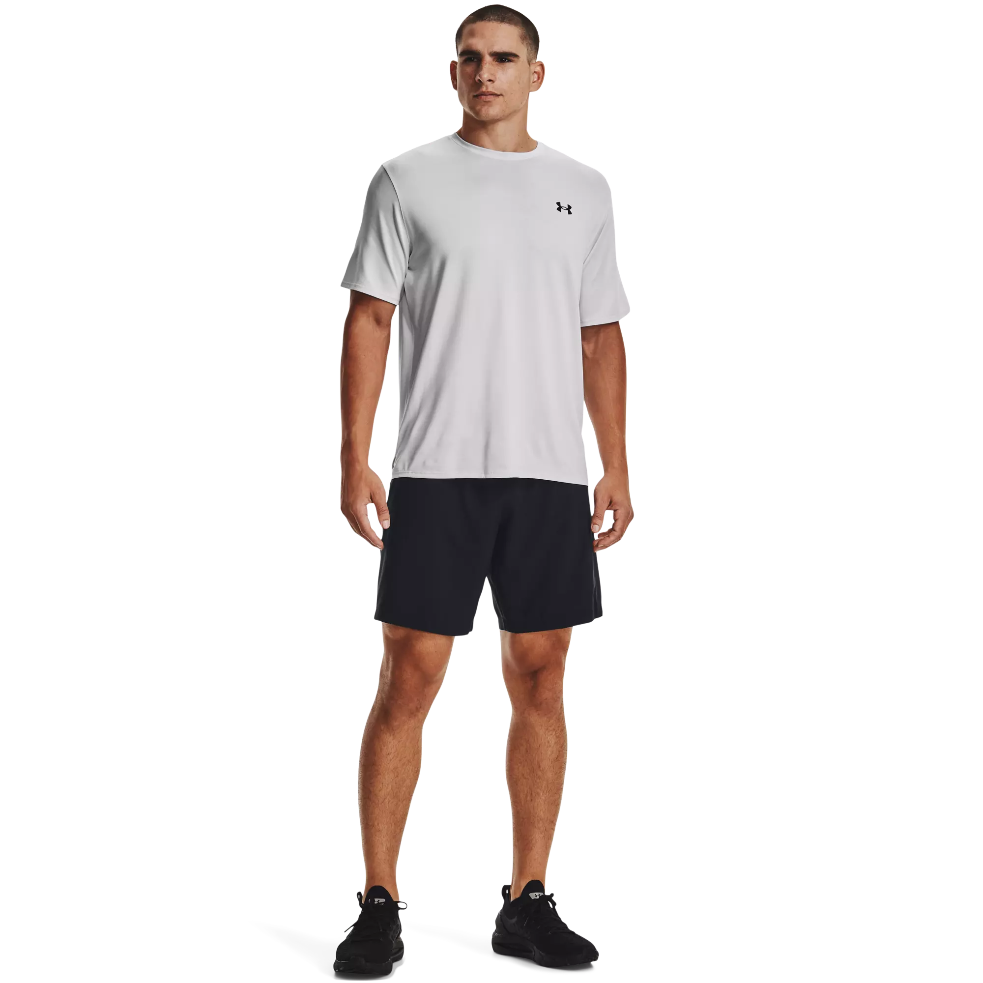 Under Armour Men's Woven Graphic Shorts-Black - BLACK