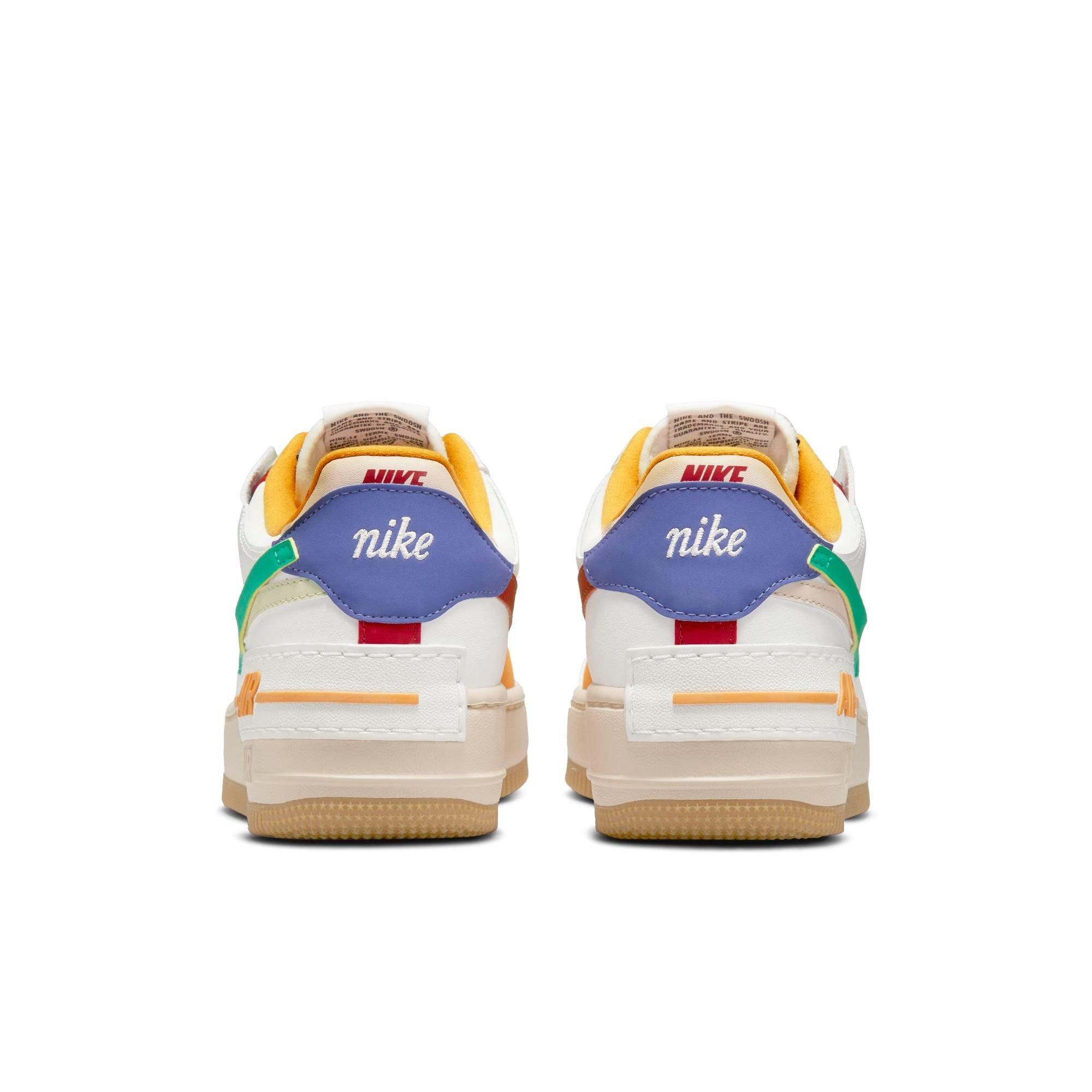 Nike Air Force 1 Shadow Summit White/Neptune Green/Yellow Ochre Women's  Shoe - Hibbett