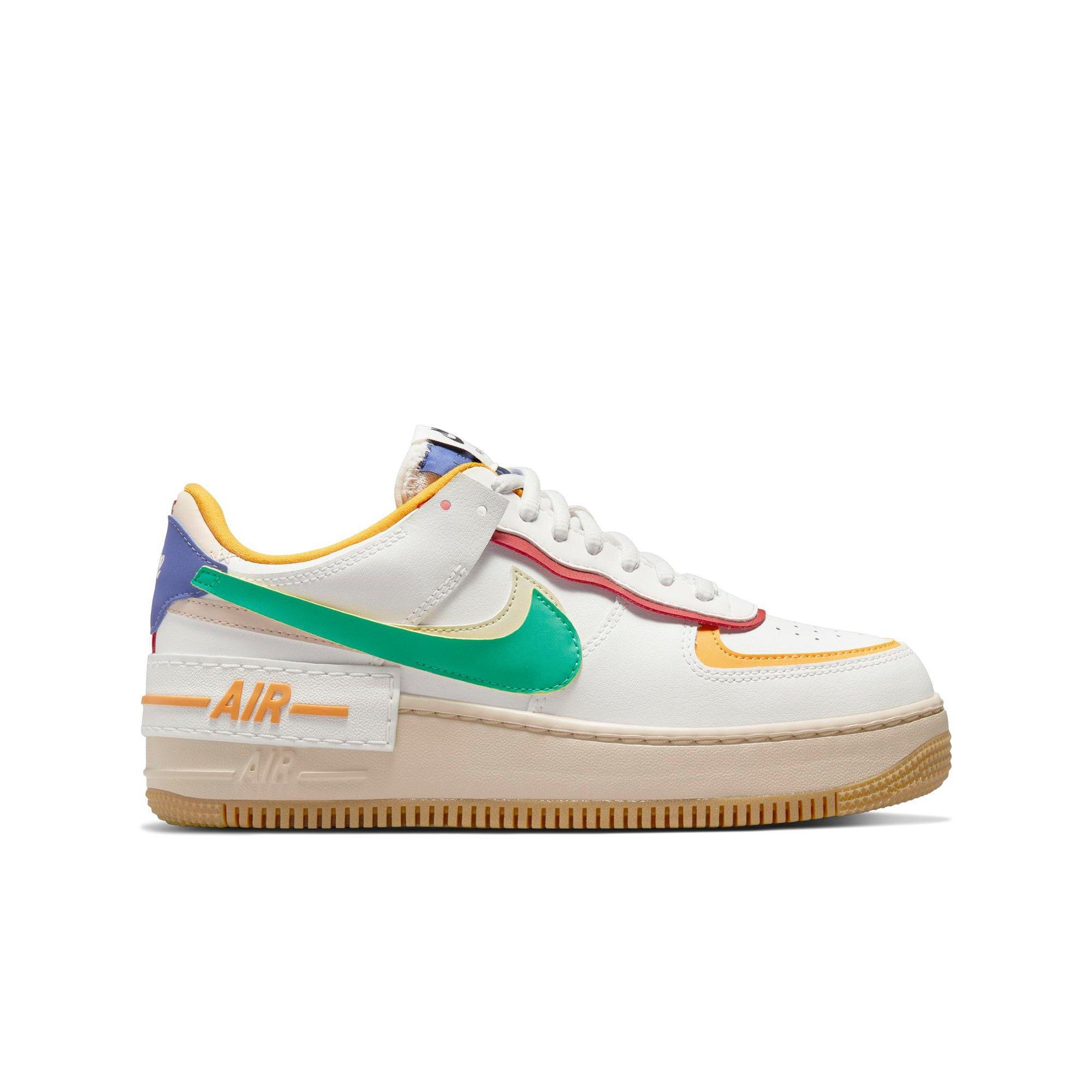 Nike Women's Air Force 1 '07 Shoes, Size 6.5, White/Action Green