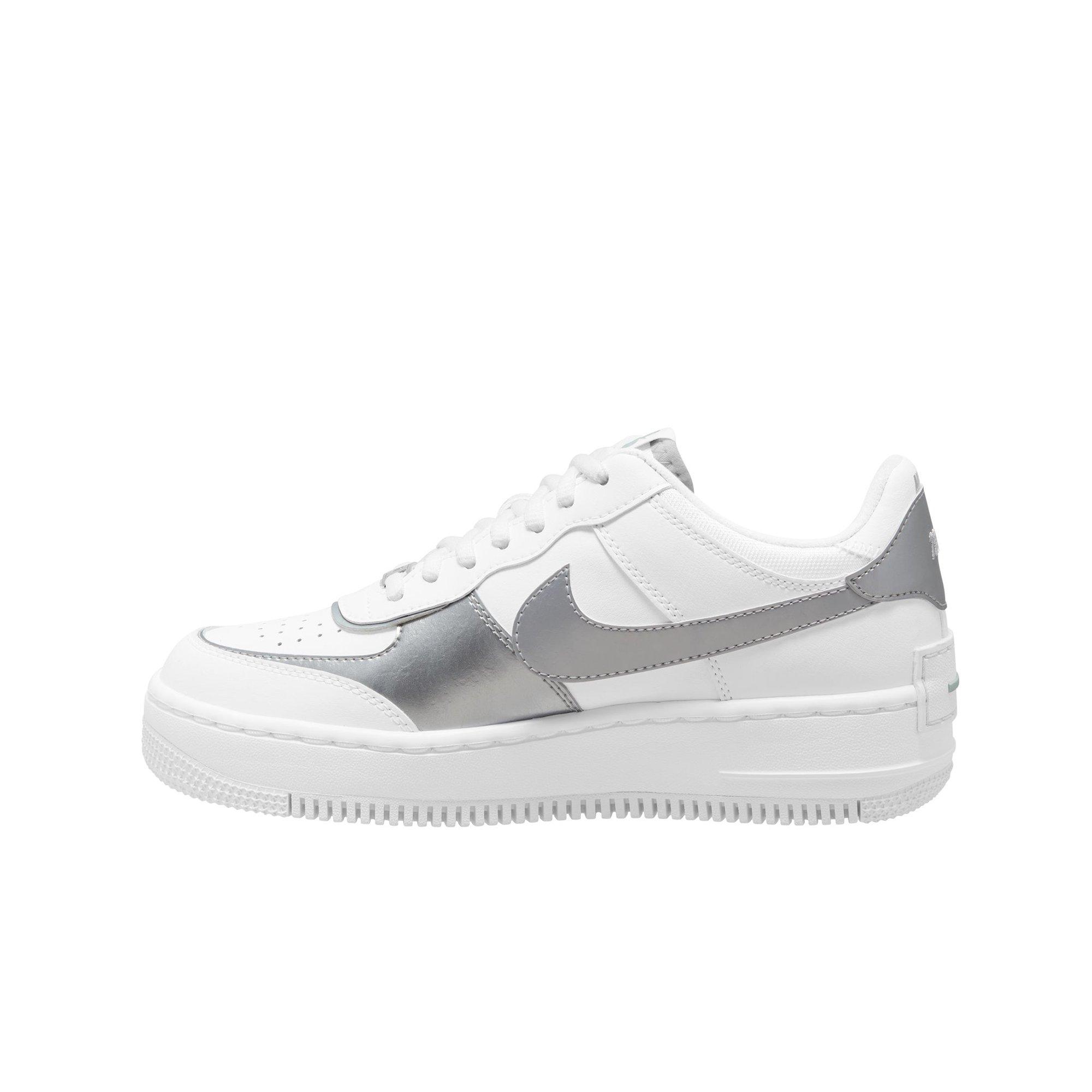 Nike Air Force 1 Shadow White/Metallic Silver/Pure Platinum