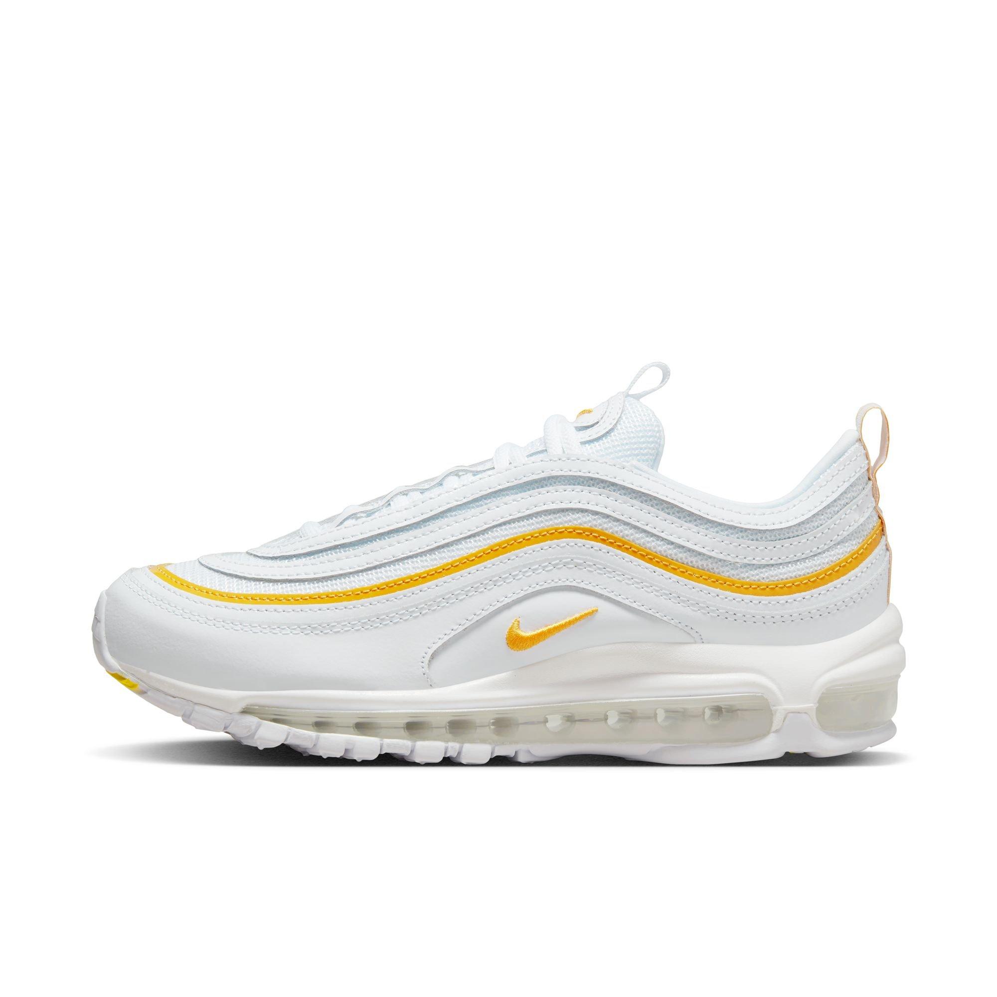 Nike Air Max 97 "White/University Gold" Women's Shoe - WHITE/GOLD Thumbnail View 10