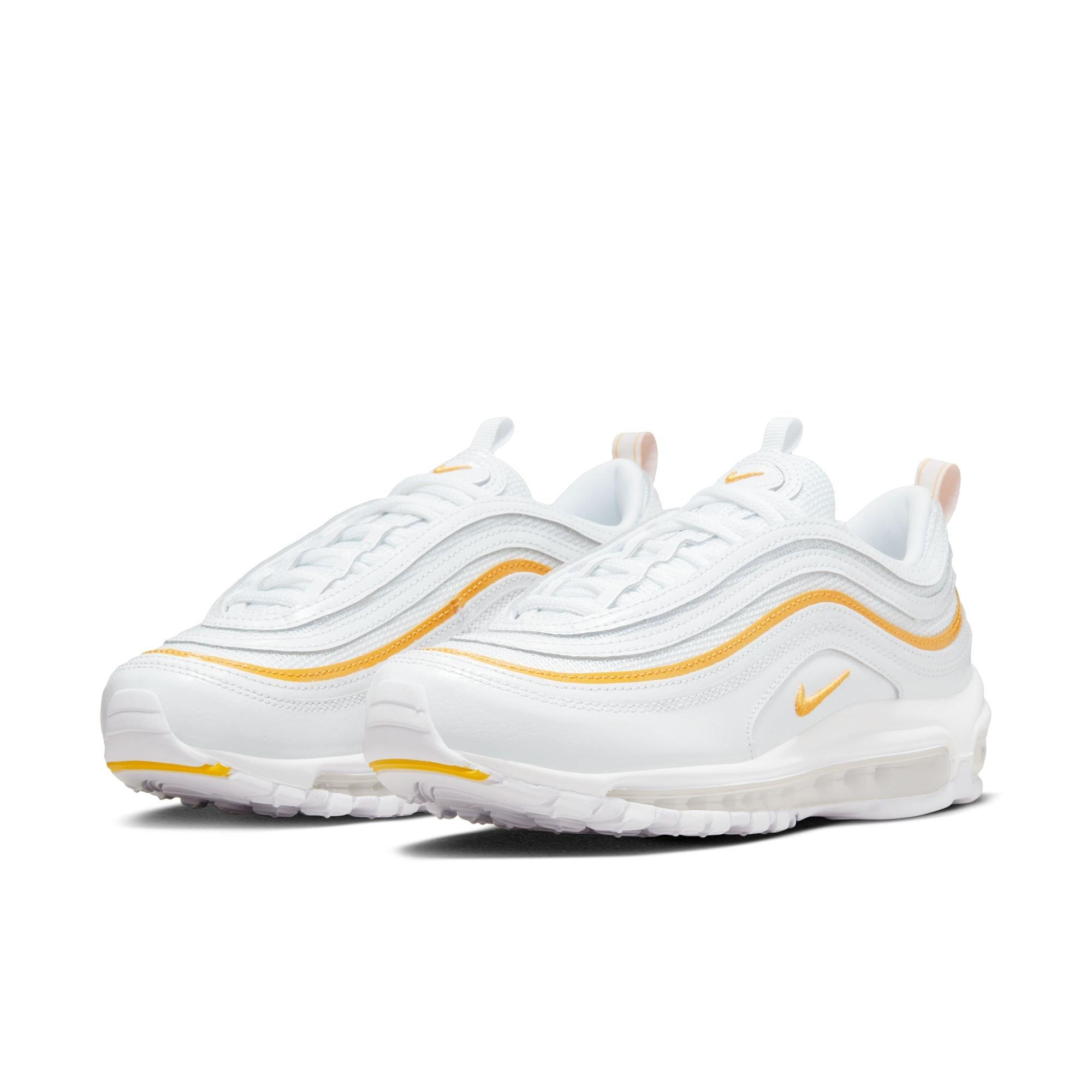 Nike Air Max 97 "White/University Gold" Women's Shoe - WHITE/GOLD Thumbnail View 3