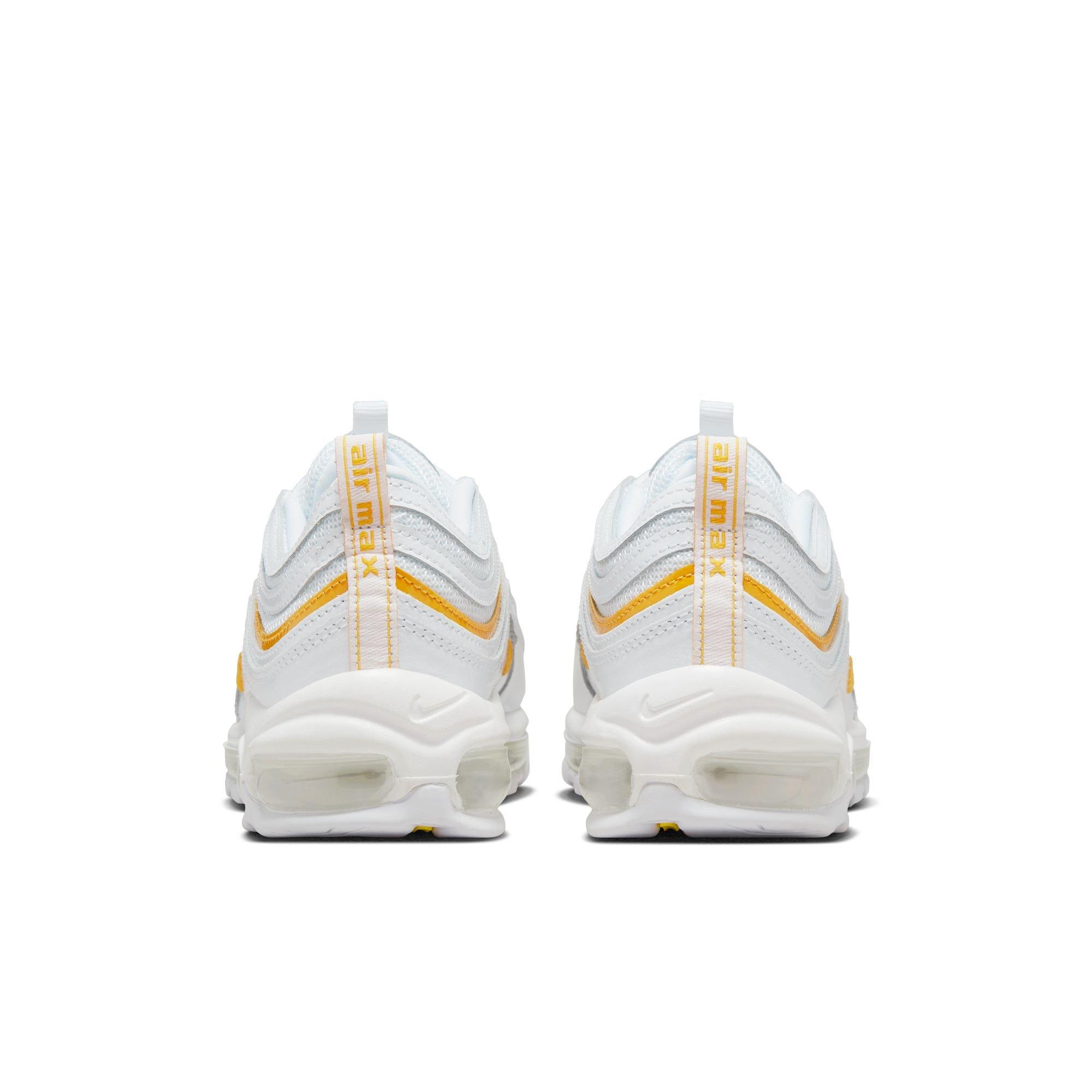 Nike Air Max 97 "White/University Gold" Women's Shoe - WHITE/GOLD Thumbnail View 4