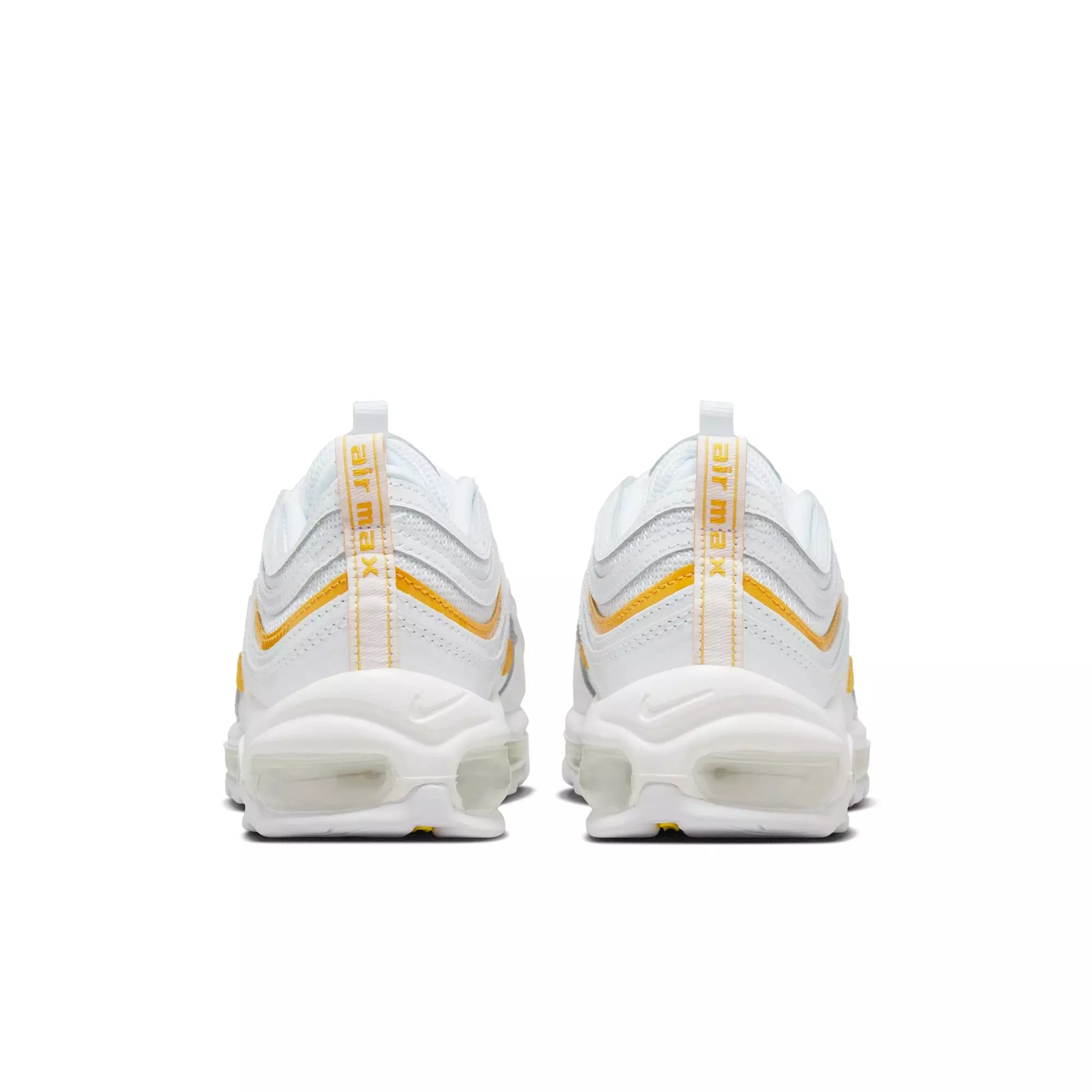 Nike Air Max 97 "White/University Gold" Women's Shoe - WHITE/GOLD