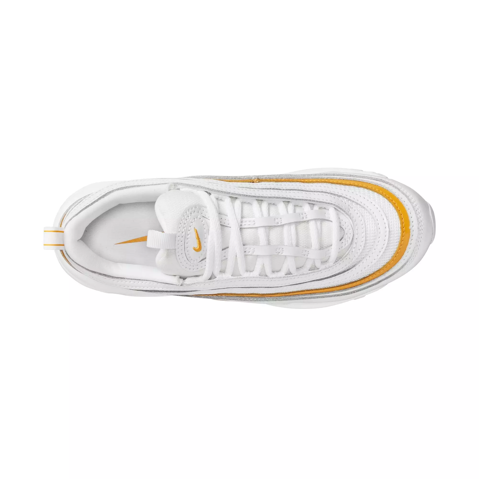 Nike Air Max 97 "White/University Gold" Women's Shoe - WHITE/GOLD