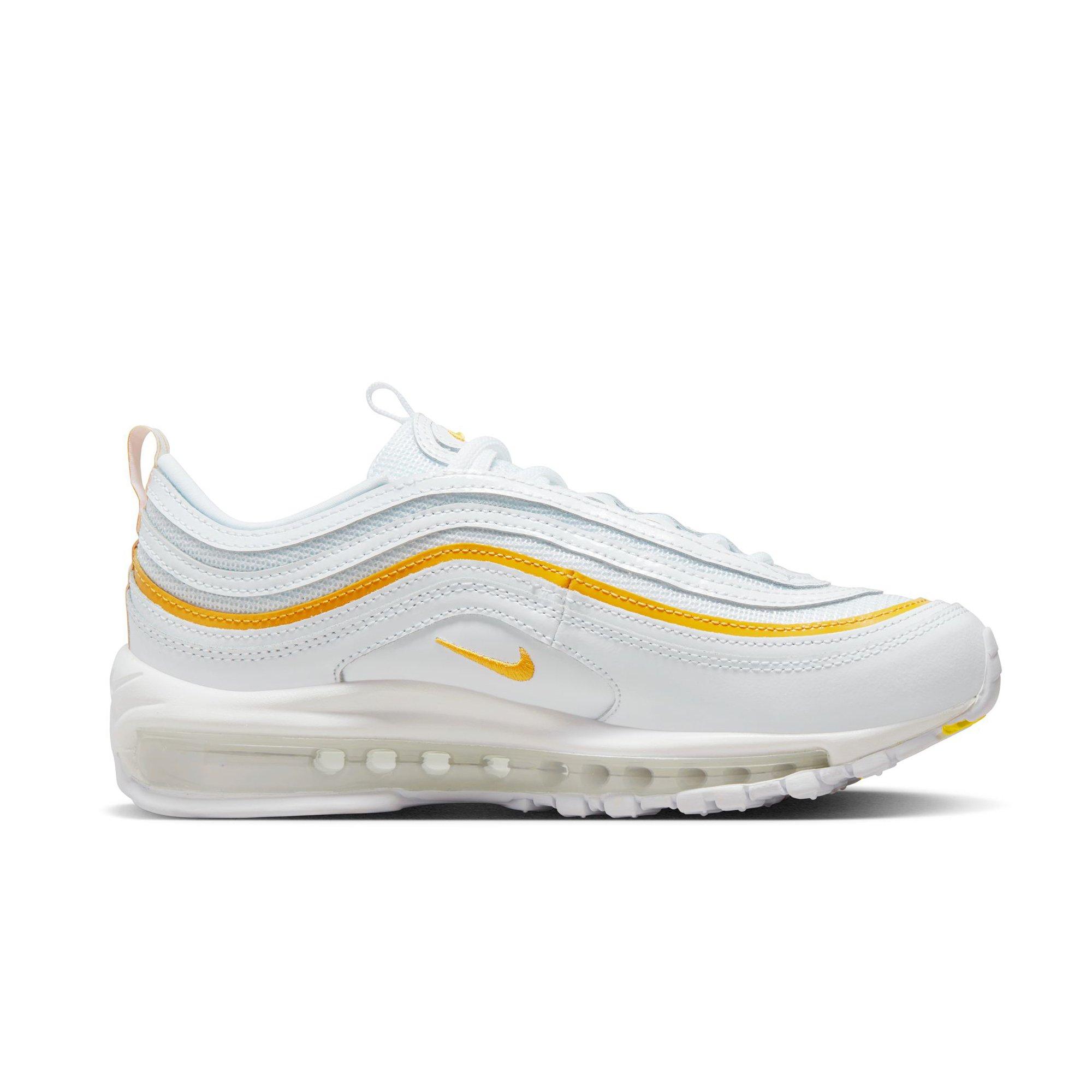 Nike Air Max 97 "White/University Gold" Women's Shoe - WHITE/GOLD Thumbnail View 1
