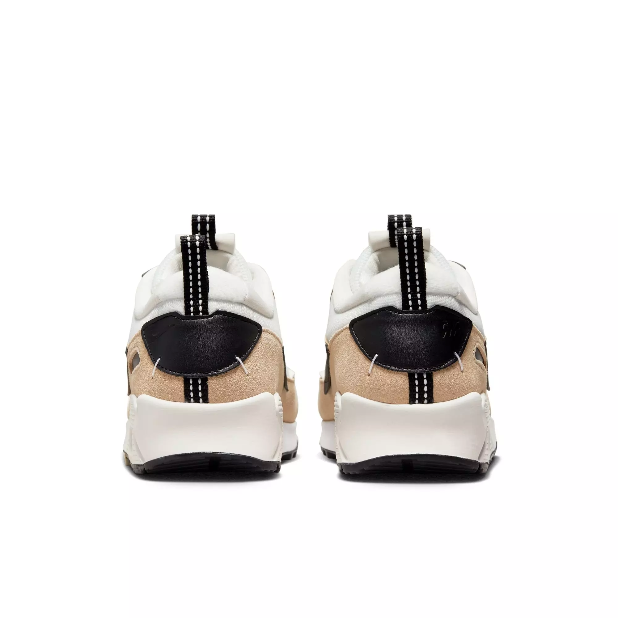 Nike Air Max 90 Futura "Phantom/Black/Hemp" Women's Shoe - WHITE/BLACK