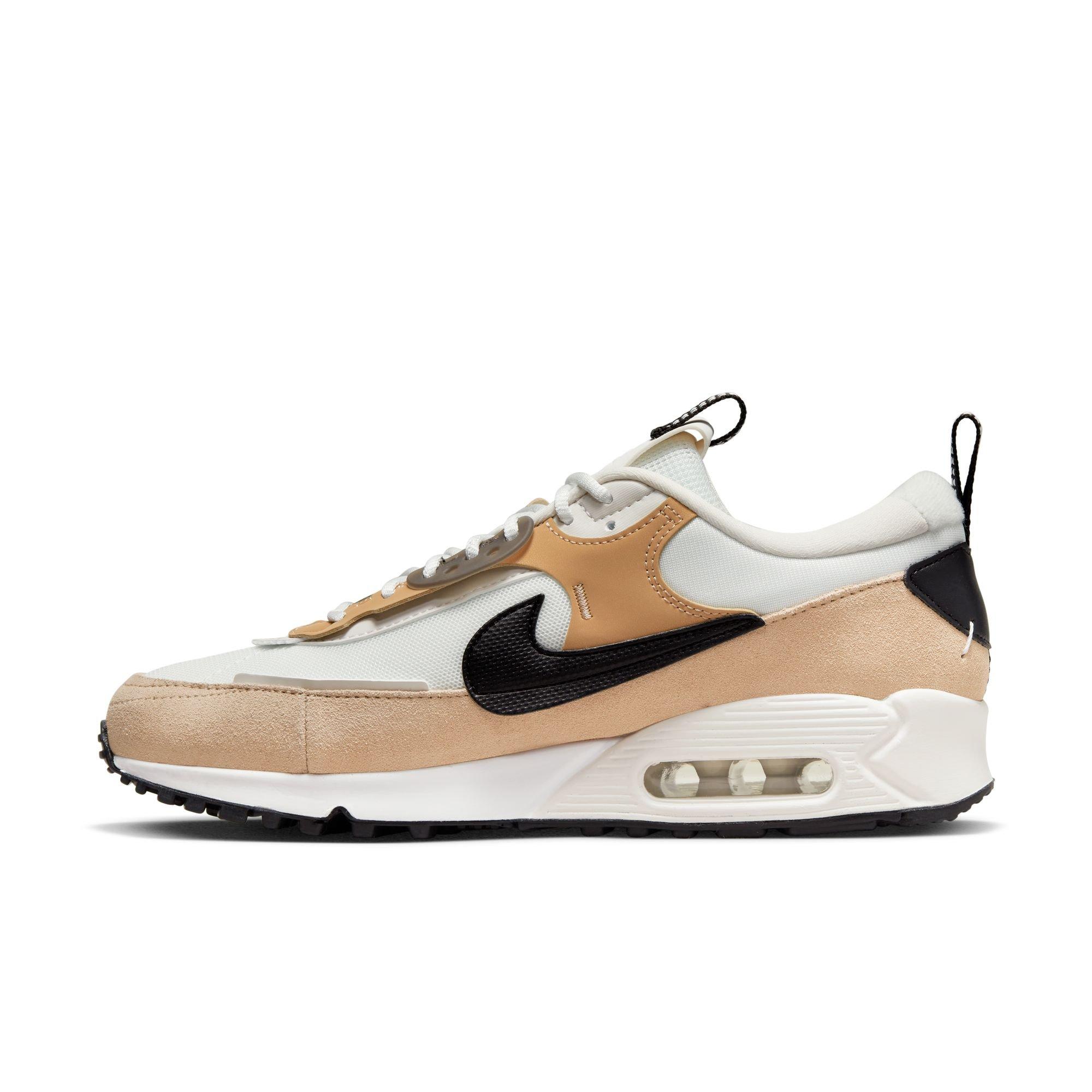 Nike Air Max 90 Futura "Phantom/Black/Hemp" Women's Shoe - WHITE/BLACK Thumbnail View 5