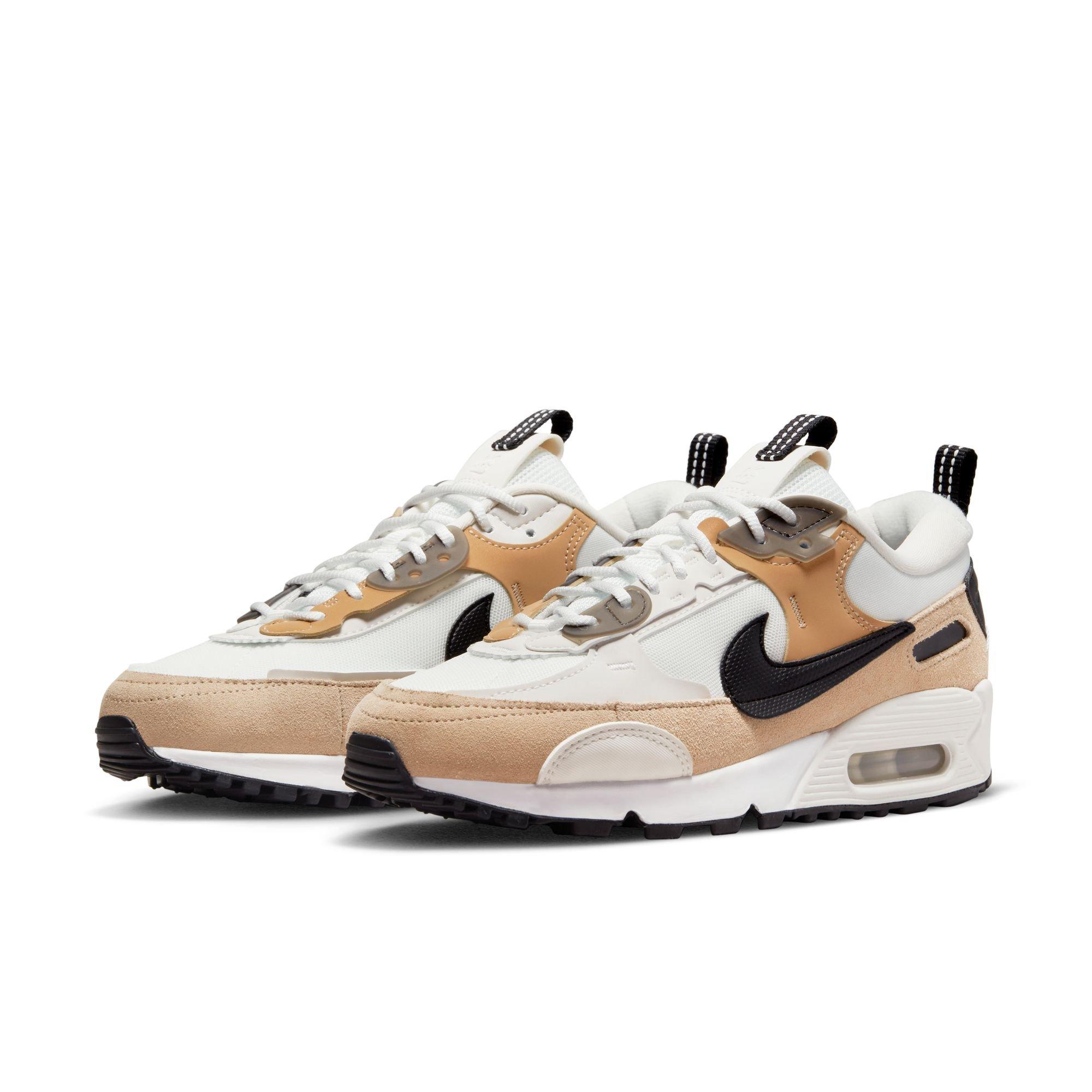 Nike Air Max 90 Futura "Phantom/Black/Hemp" Women's Shoe - WHITE/BLACK Thumbnail View 4
