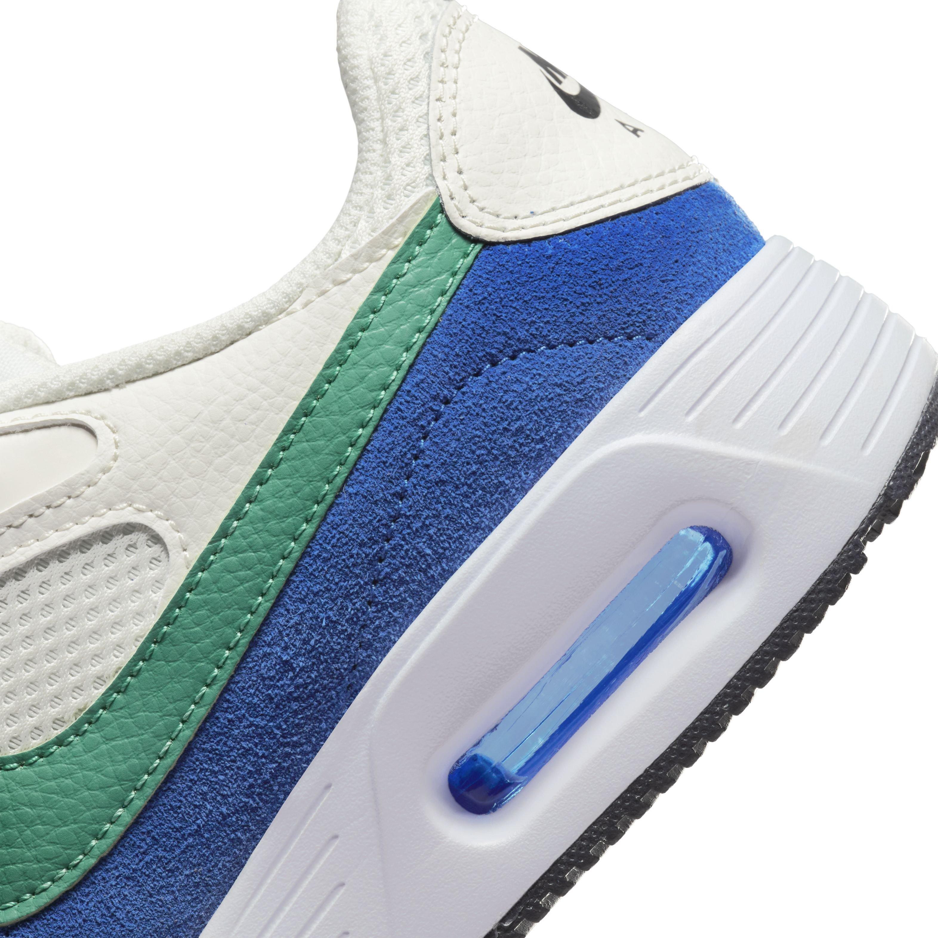 Nike Air Max SC "Sail/Neptune Green/Game Royal/White" Women's Shoe - WHITE/GREEN Thumbnail View 8