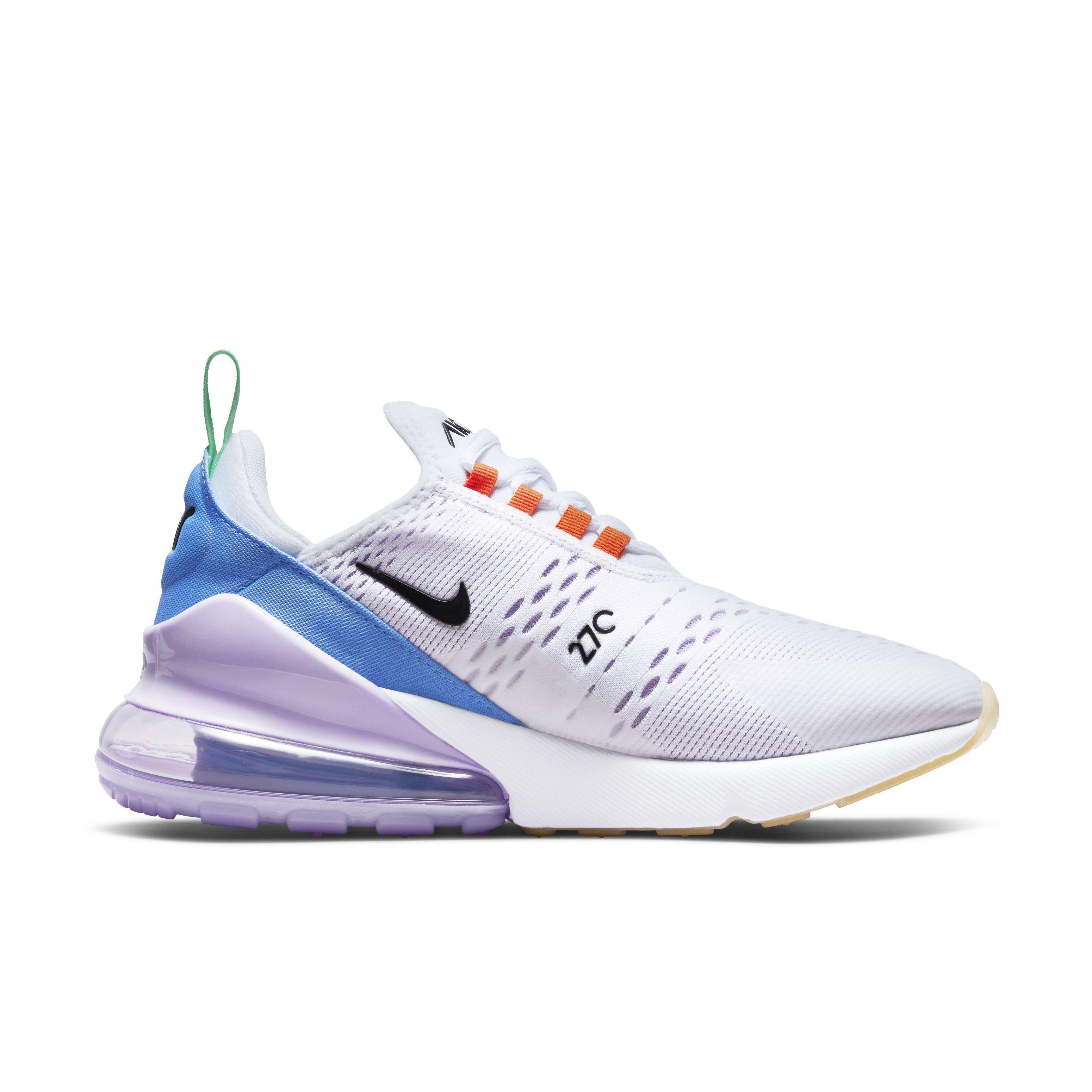 célula Lidiar con crecer Nike Air Max 270 "White/Lilac/Safety Orange" Women's Shoe
