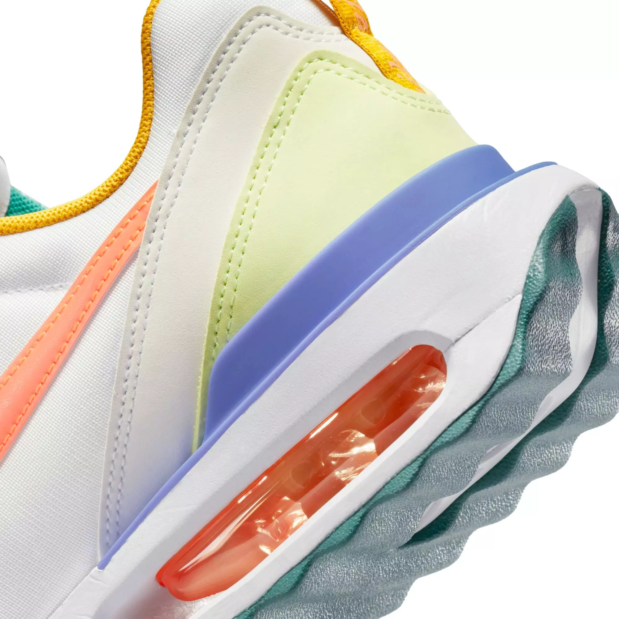 Nike Air Max Dawn "White/Peach Cream/Lt Liquid Lime" Women's Shoe - WHITE/PINK/GREEN