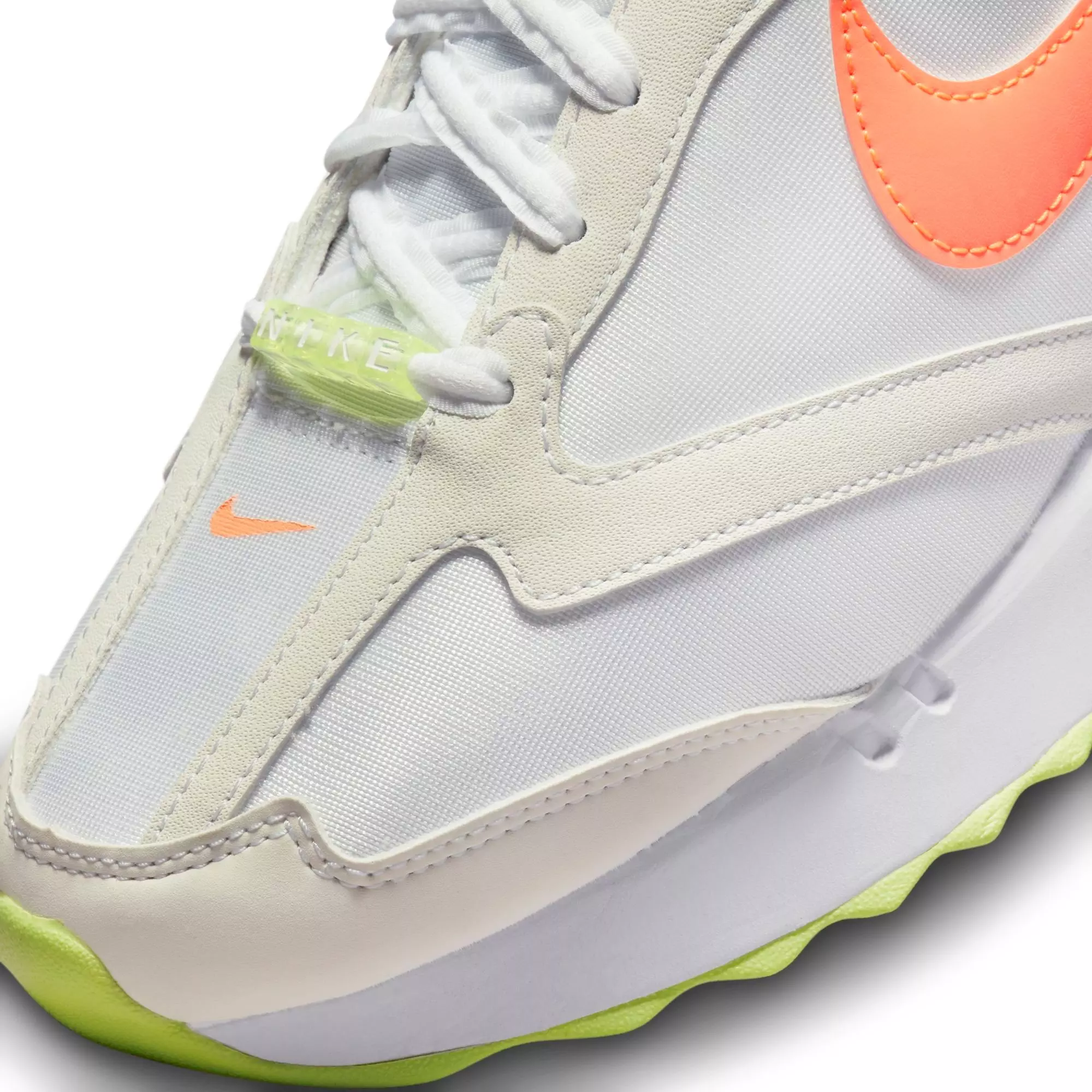 Nike Air Max Dawn "White/Peach Cream/Lt Liquid Lime" Women's Shoe - WHITE/PINK/GREEN