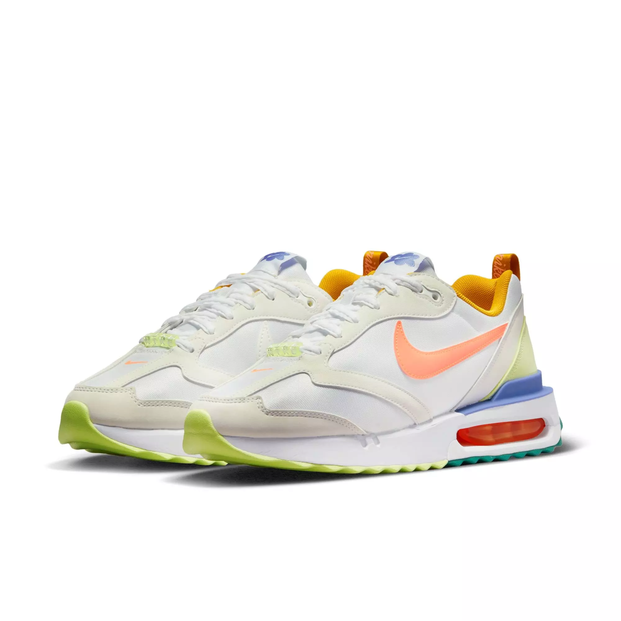 Nike Air Max Dawn "White/Peach Cream/Lt Liquid Lime" Women's Shoe - WHITE/PINK/GREEN
