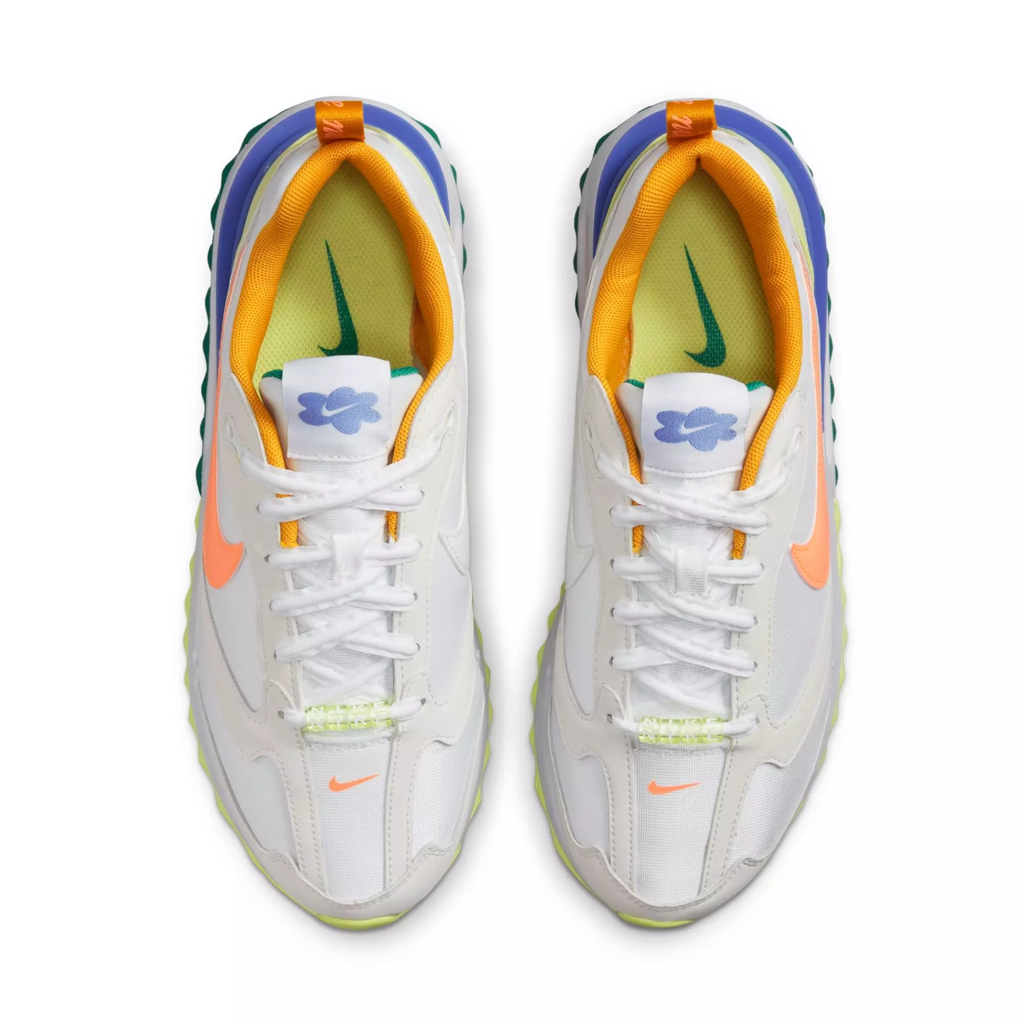 Nike Air Max Dawn "White/Peach Cream/Lt Liquid Lime" Women's Shoe - WHITE/PINK/GREEN