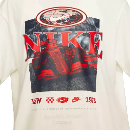 Nike Women's Sportswear Essential Gel Americana Tee-White - WHITE