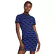 Nike Women's Sportswear Gel Essential Printed Bodycon Dress-Black/Blue - BLACK/BLUE Thumbnail View 1