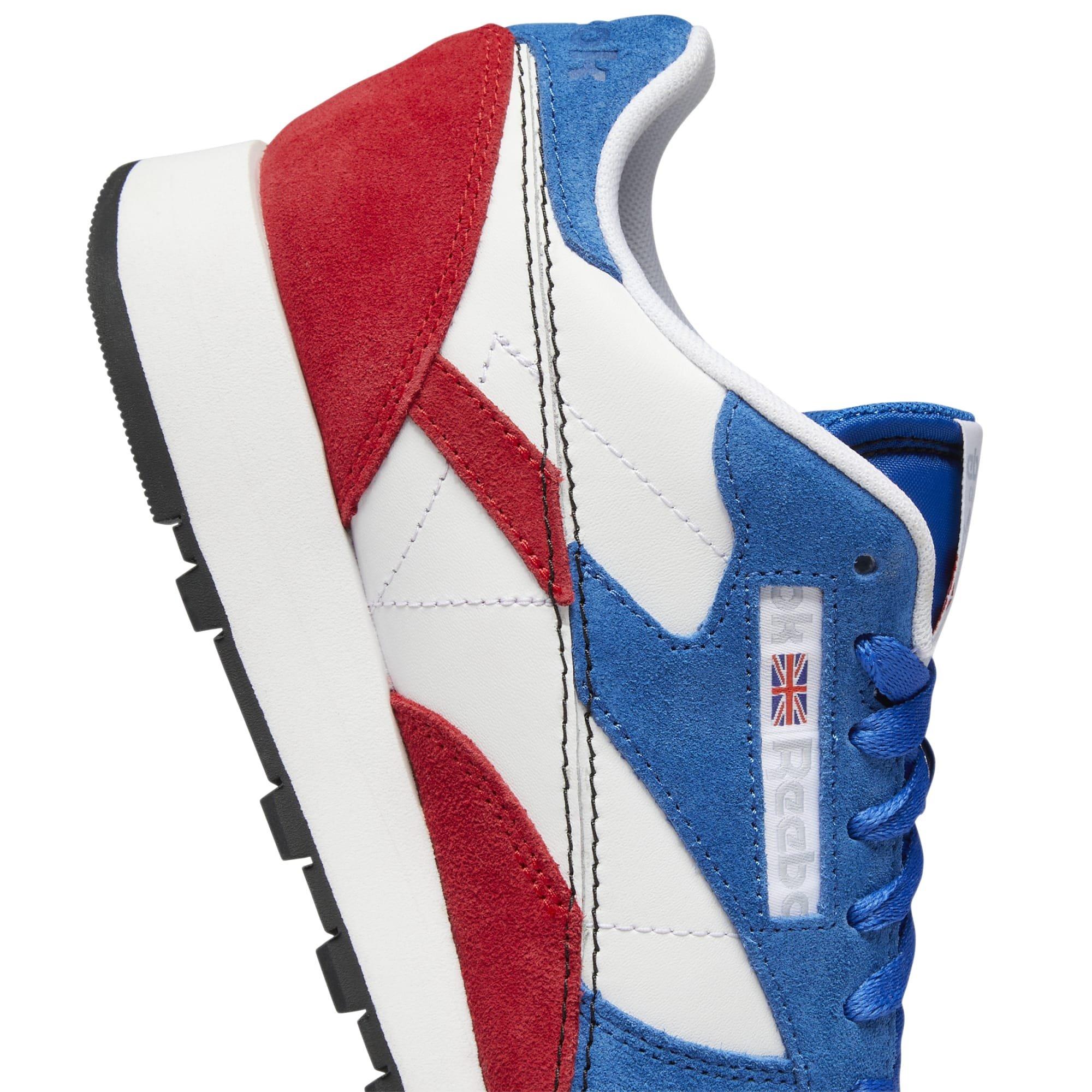 Men's shoes Reebok Classic Leather Pump Ftw White/ Vector Blue/ Vector Red