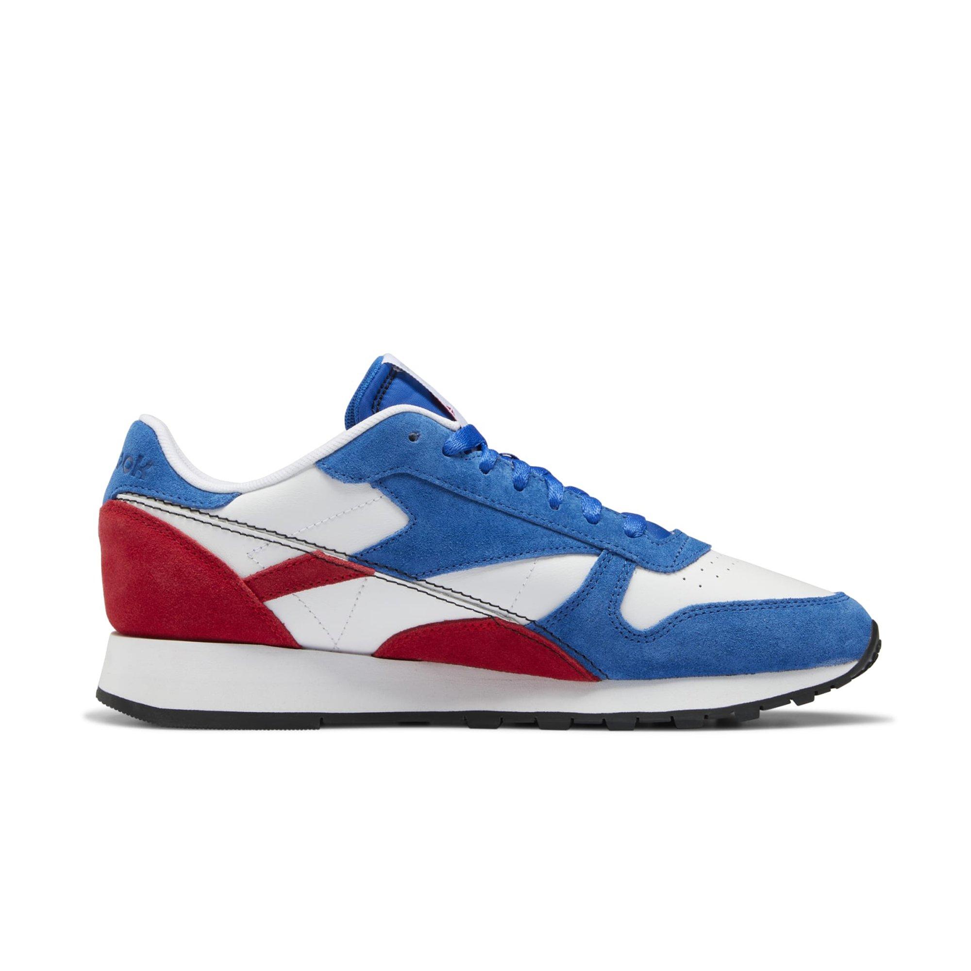 Red reebok cheap classic suede