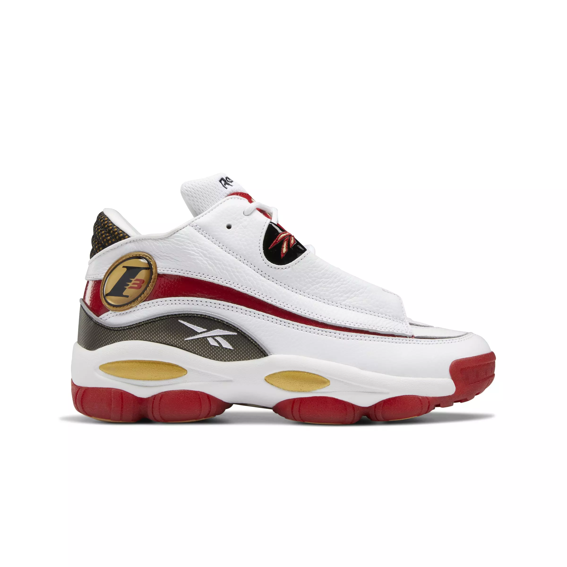 Reebok Answer DMX "White/Laser Red/Black" Men's Basketball Shoe - WHITE/RED