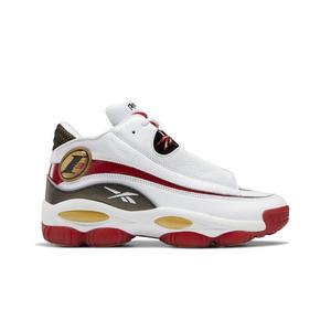 Reebok Pump Omni Zone II White/Red/Black Men's Basketball Shoe - Hibbett