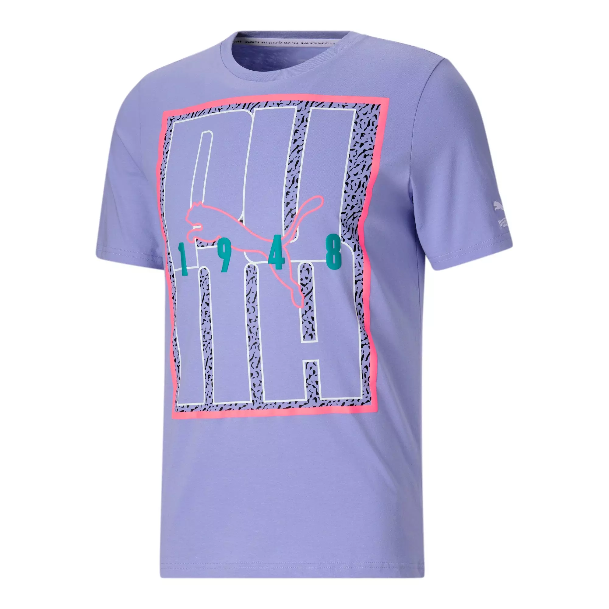 PUMA Men's Fandom Tee-Purple - PURPLE